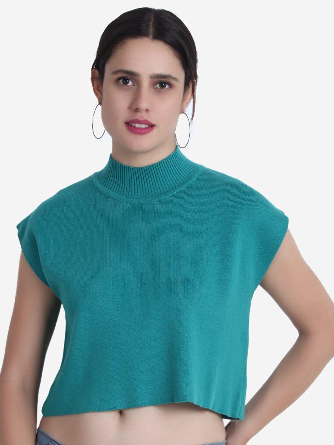 joe-hazel-women-crop-acrylic-pullover