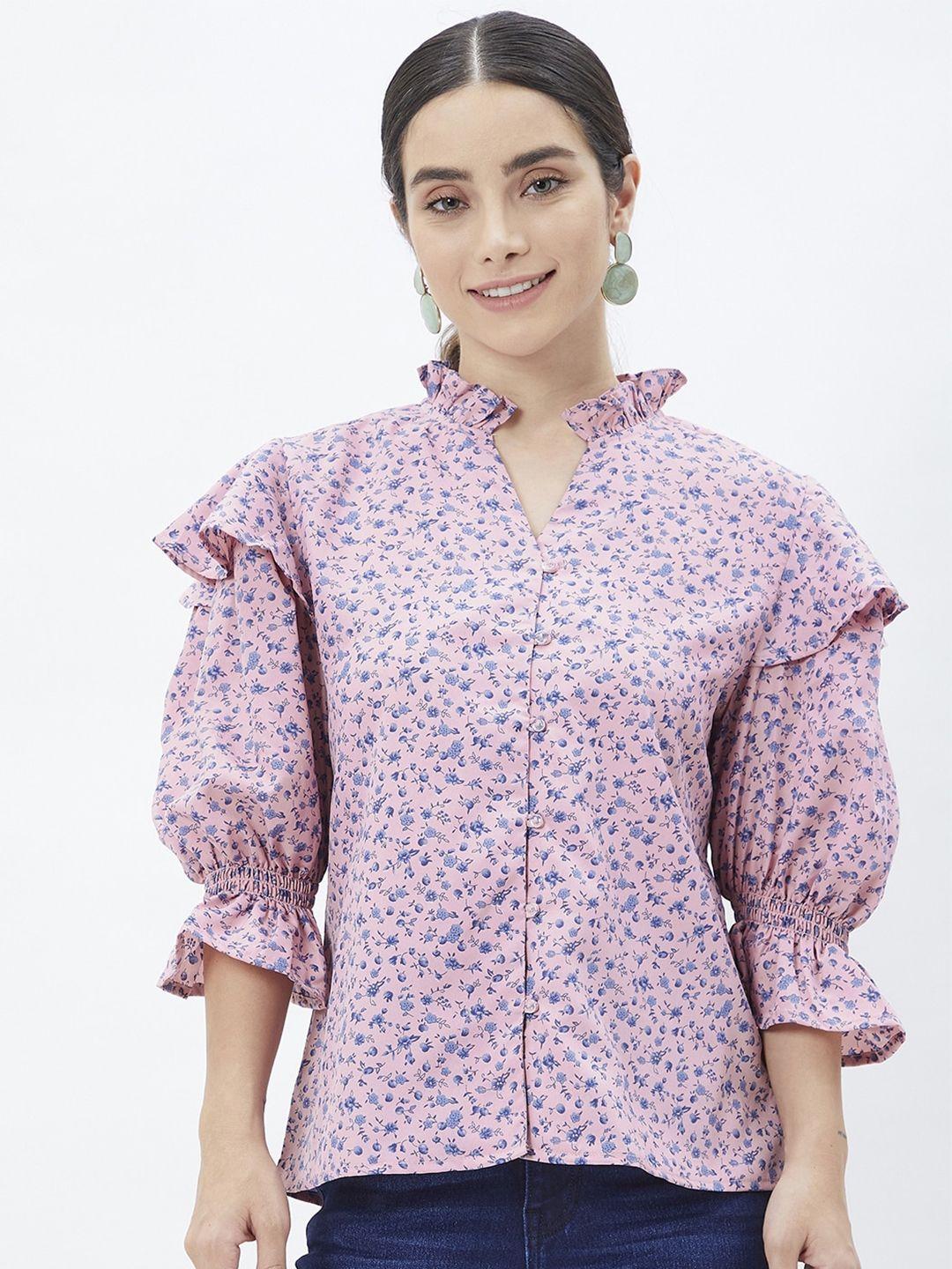 kibo-floral-print-mandarin-collar-crepe-shirt-style-top