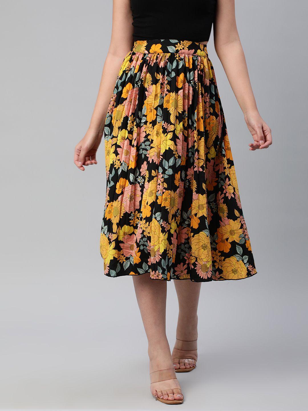 anvi-be-yourself-floral-printed-accordion-pleated-crepe-midi-skirt