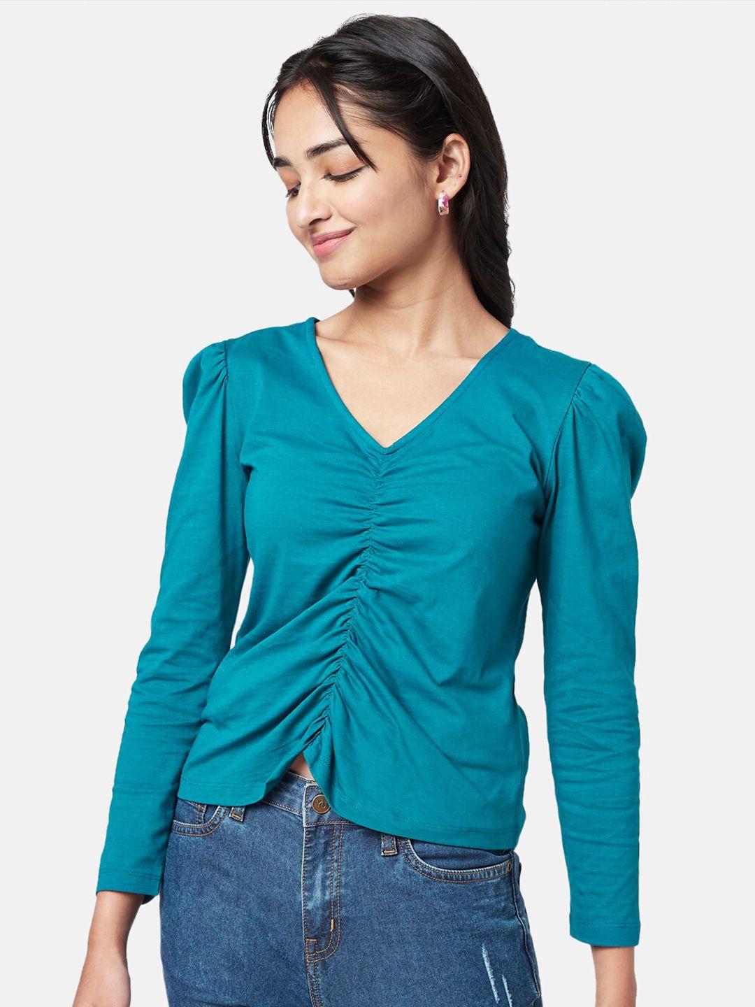 yu-by-pantaloons-woman-solid-v--neck-top