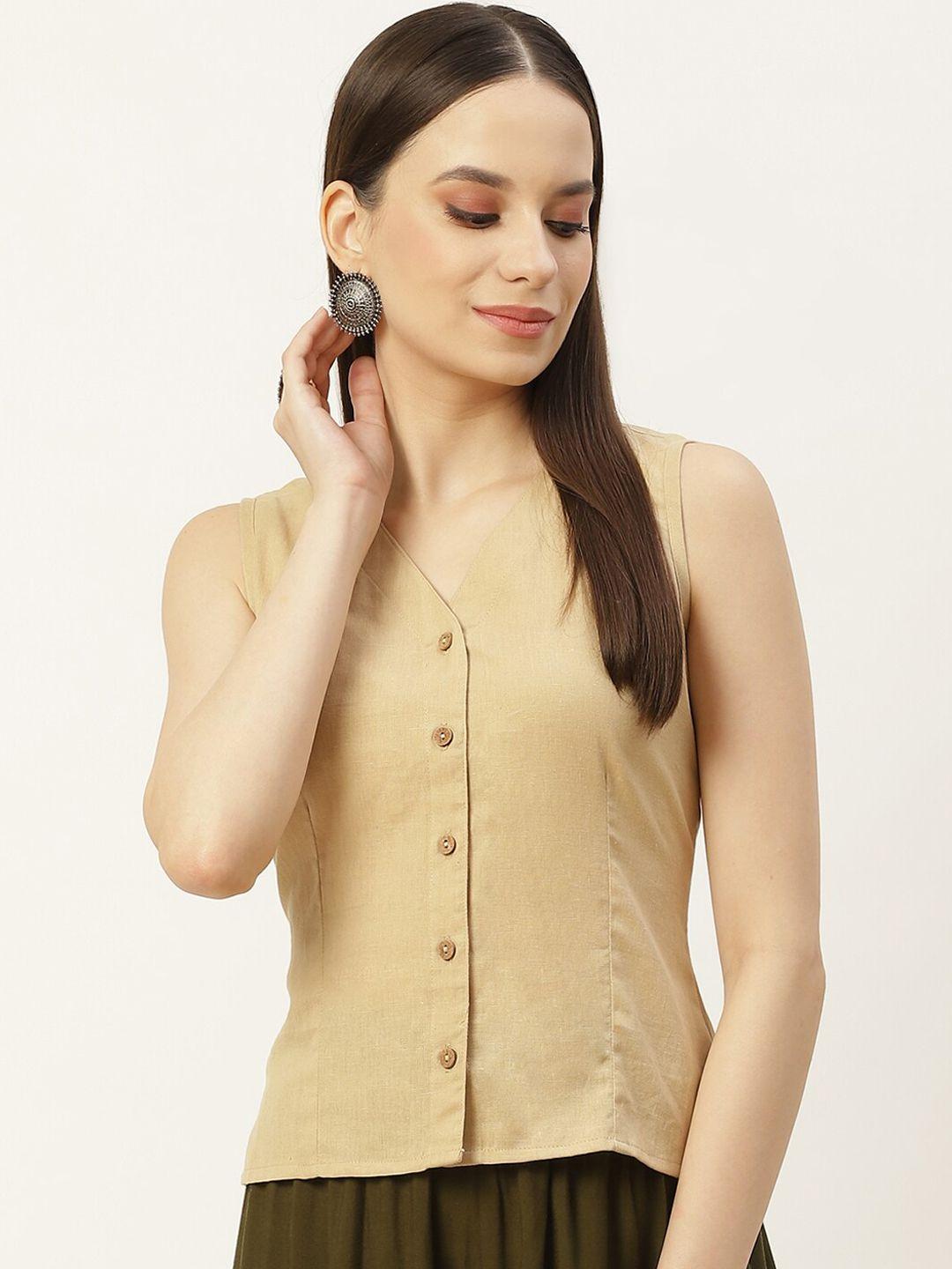 molcha-front-open-cotton-long-saree-blouse