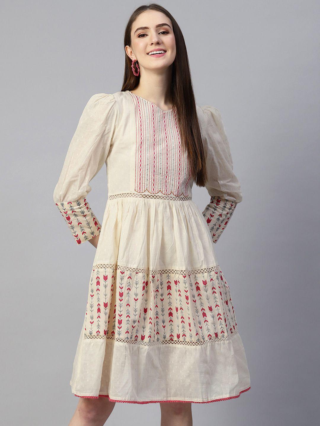 serona-fabrics-off-white-embroidered-ethnic-cotton-a-line-dress