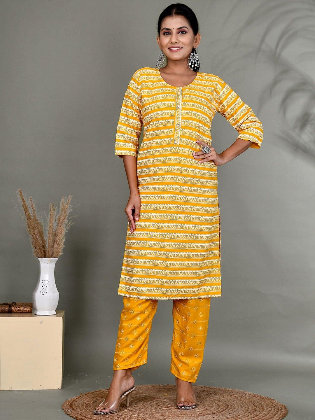 kesarya-women-printed-kurta-with-trousers