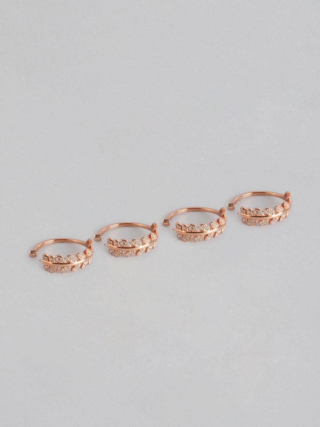zavya-set-of-2-silver-rose-gold-plated-toe-rings