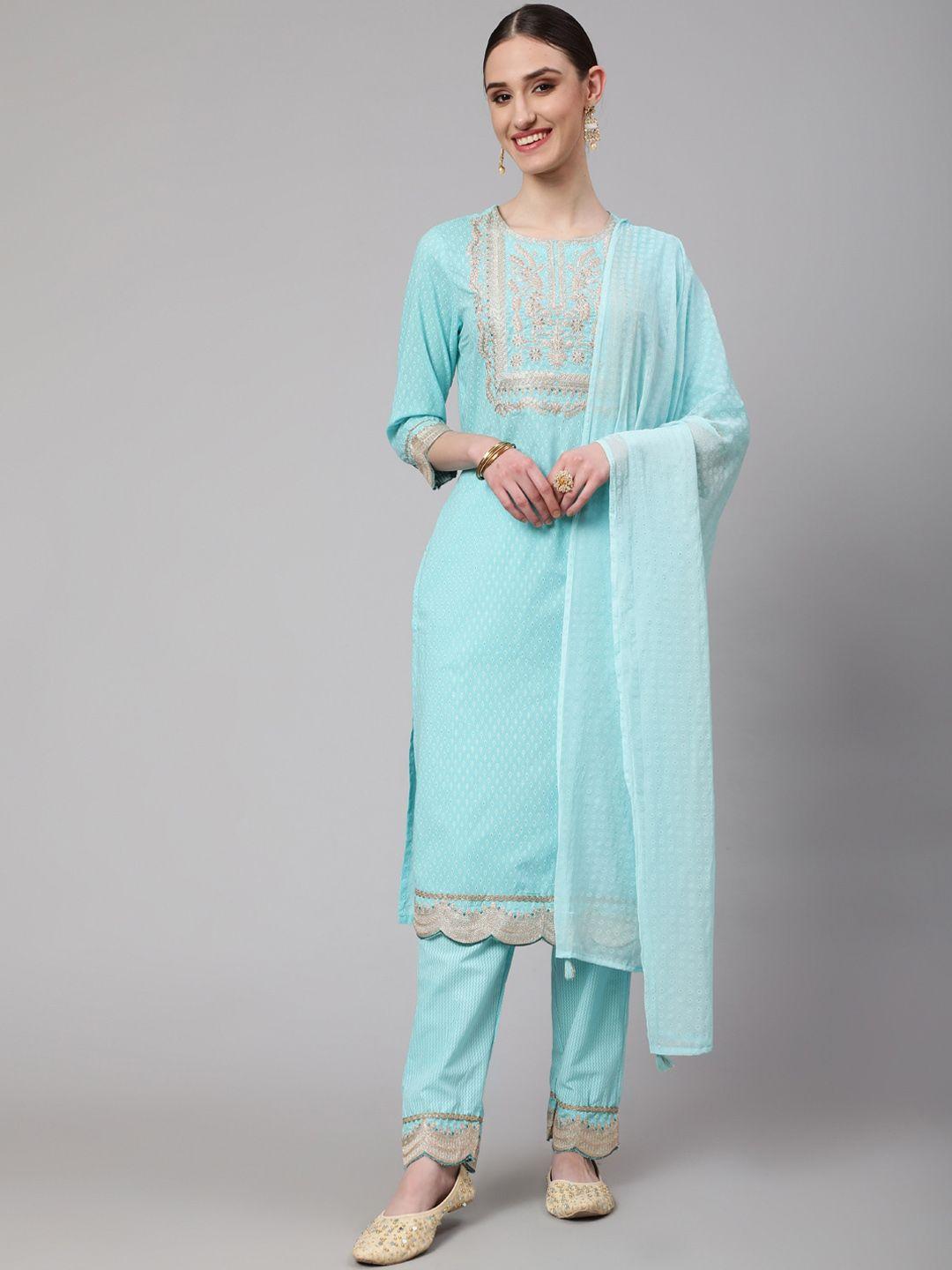 nehamta-women-ethnic-motifs-embroidered-pure-cotton-kurta-with-trousers-&-with-dupatta