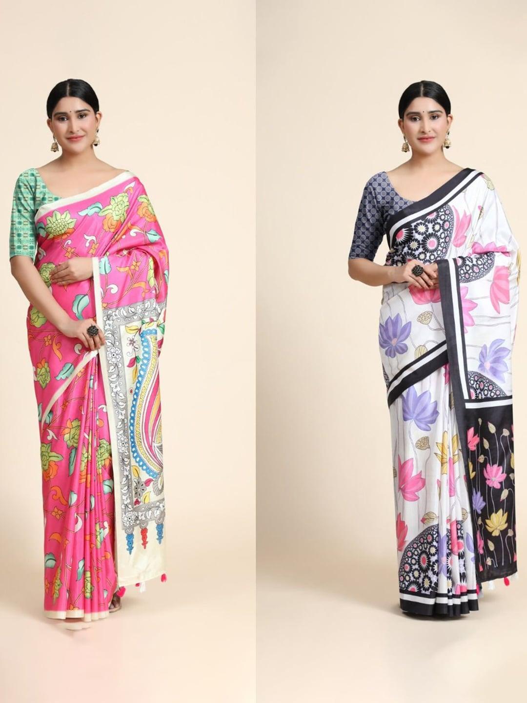offira-tex-world-set-of-2-floral-pure-cotton-saree