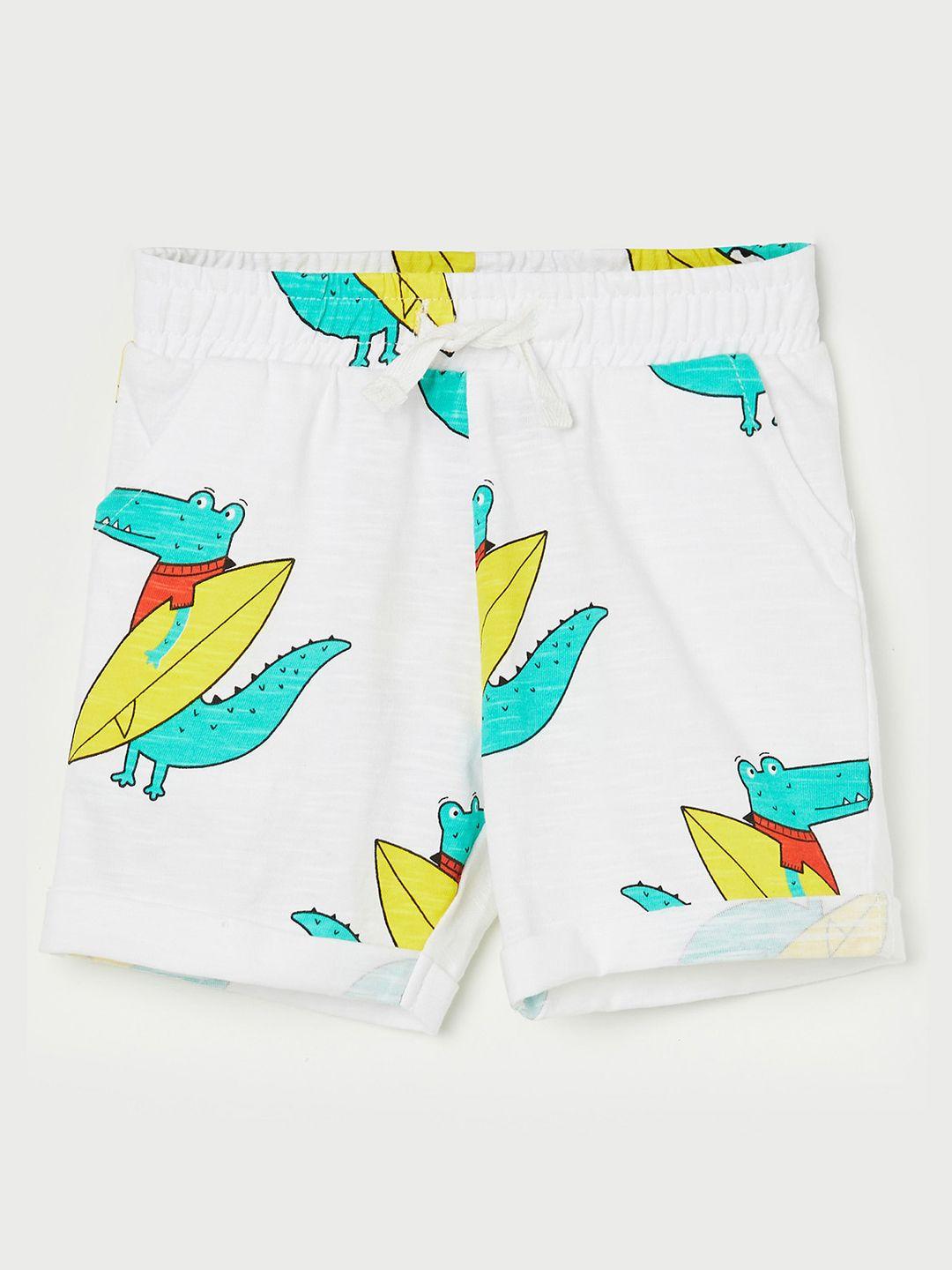 juniors-by-lifestyle-boys-conversational-printed-cotton-shorts