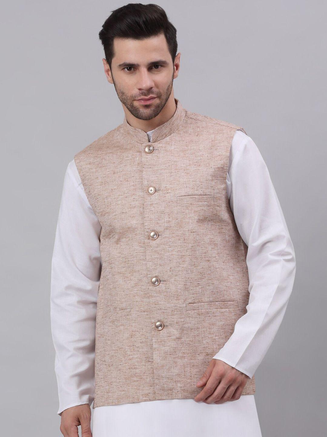 neudis-men-solid-cotton-linen-nehru-jacket