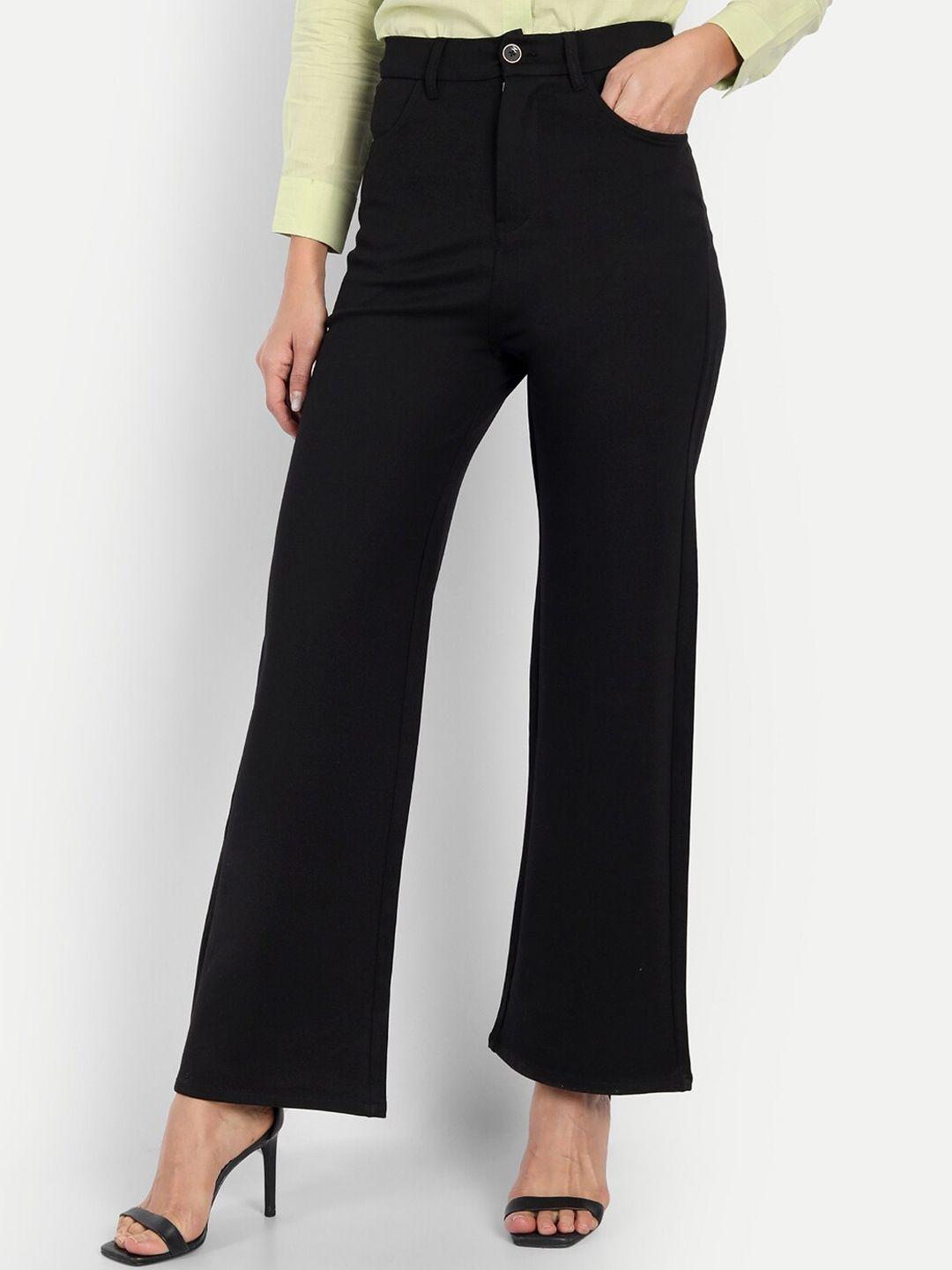 next-one-women-solid-loose-fit-high-rise-parallel-trousers