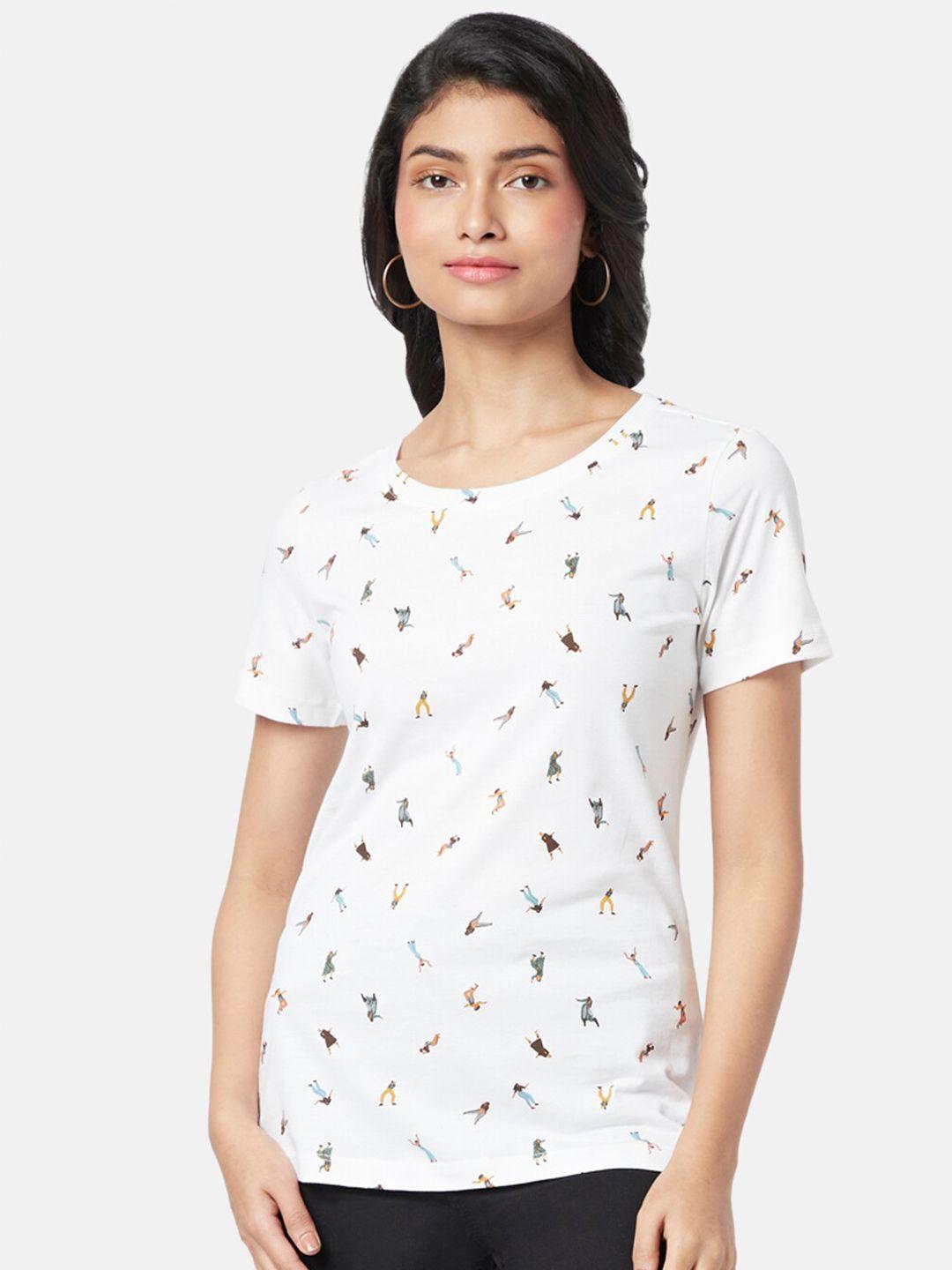 yu-by-pantaloons-women-printed-cotton-t-shirt