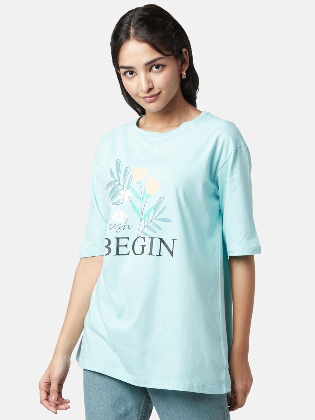 yu-by-pantaloons-women-cotton-typography-printed-t-shirt