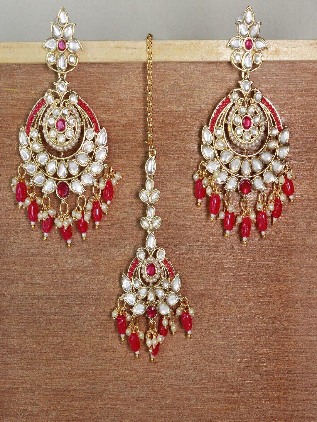 i-jewels-gold-plated-kundan-studded-&-beaded-jewellery-set