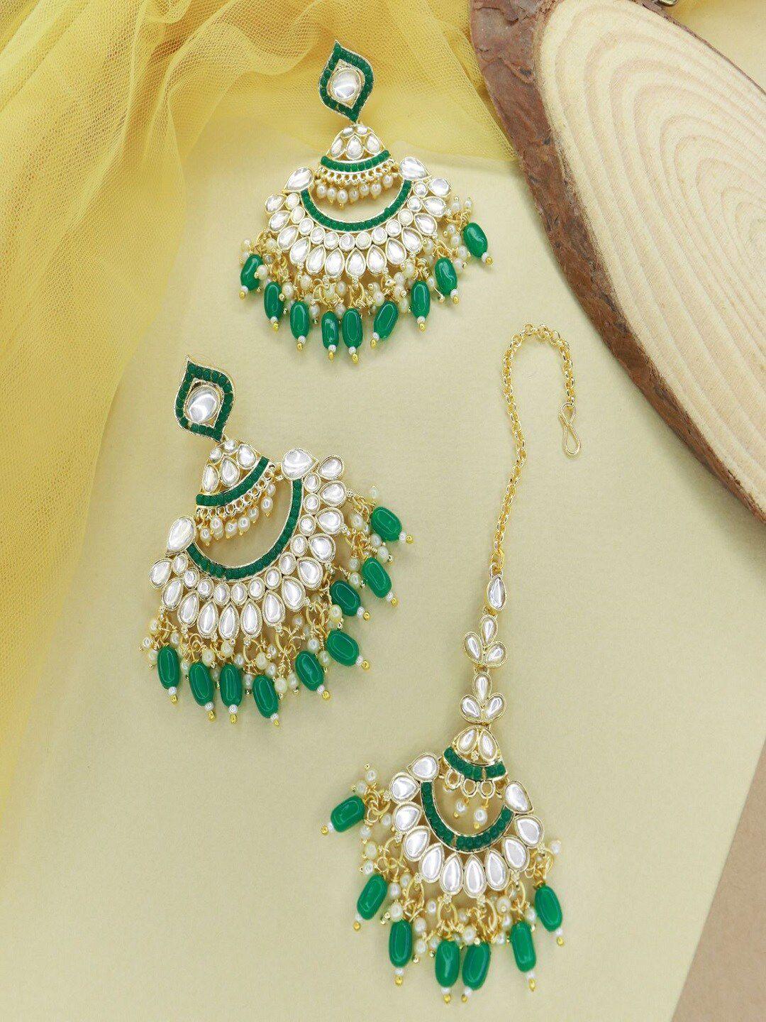 i-jewels-gold-plated-kundan-studded-&-beaded-chandbali-jewellery-set