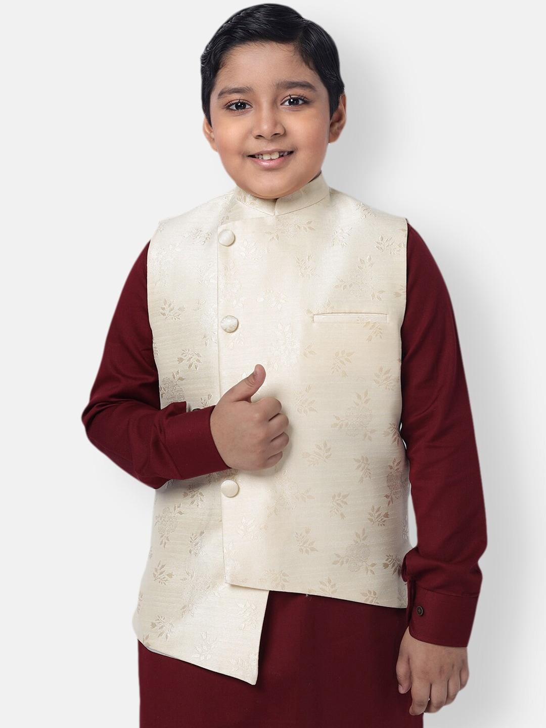 namaskar-boys-printed-pure-silk--nehru-jacket