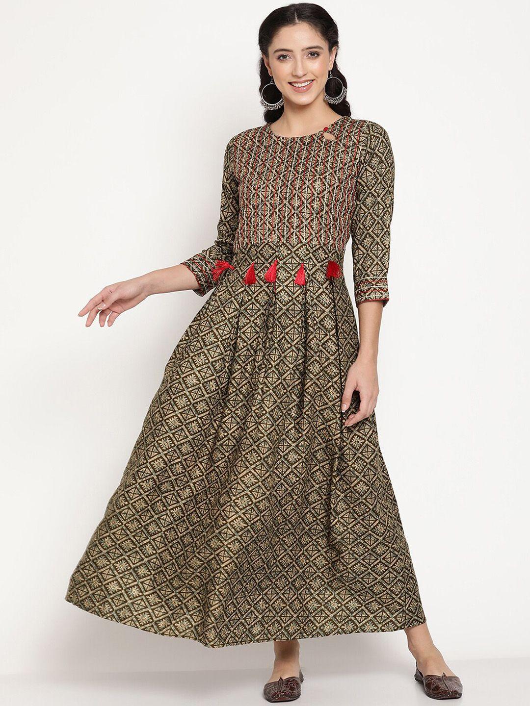 be-indi-women-ethnic-printed-maxi-dress