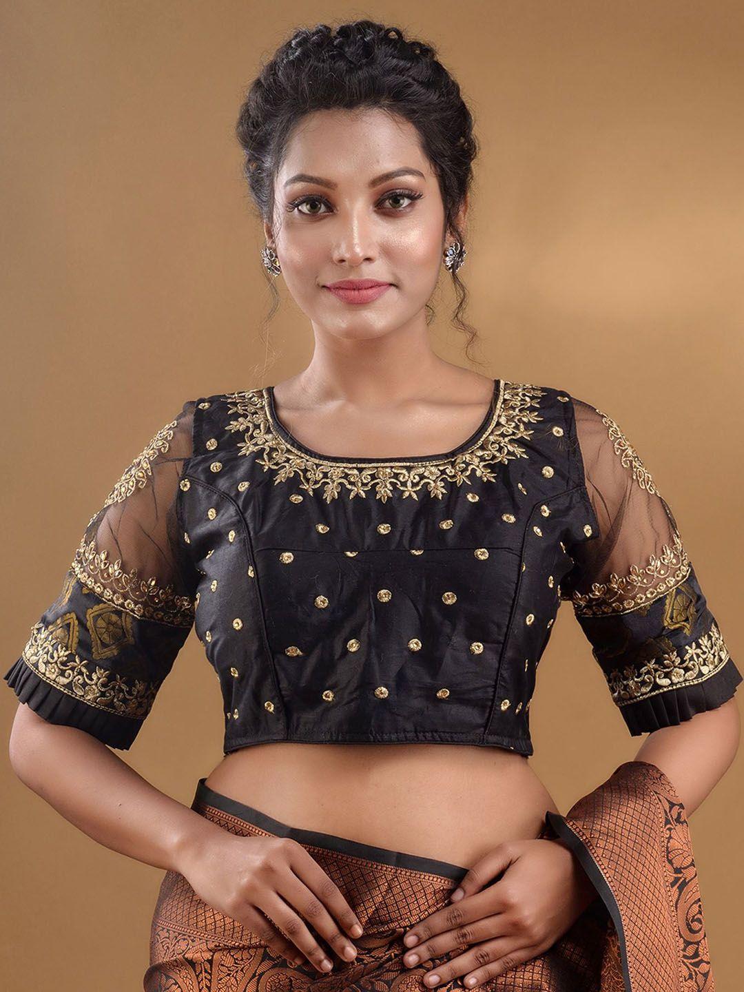 charukriti-zari-embroidered-saree-blouse