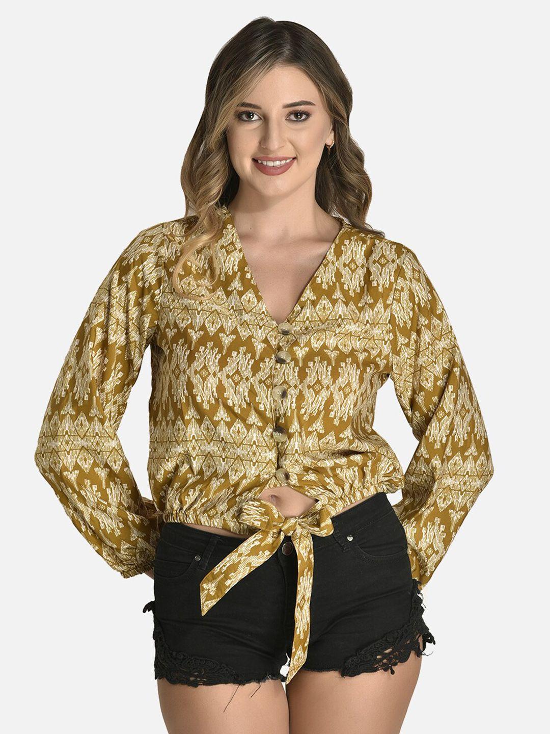 fims-ethnic-motifs-printed-waist-tie-up-crepe-top