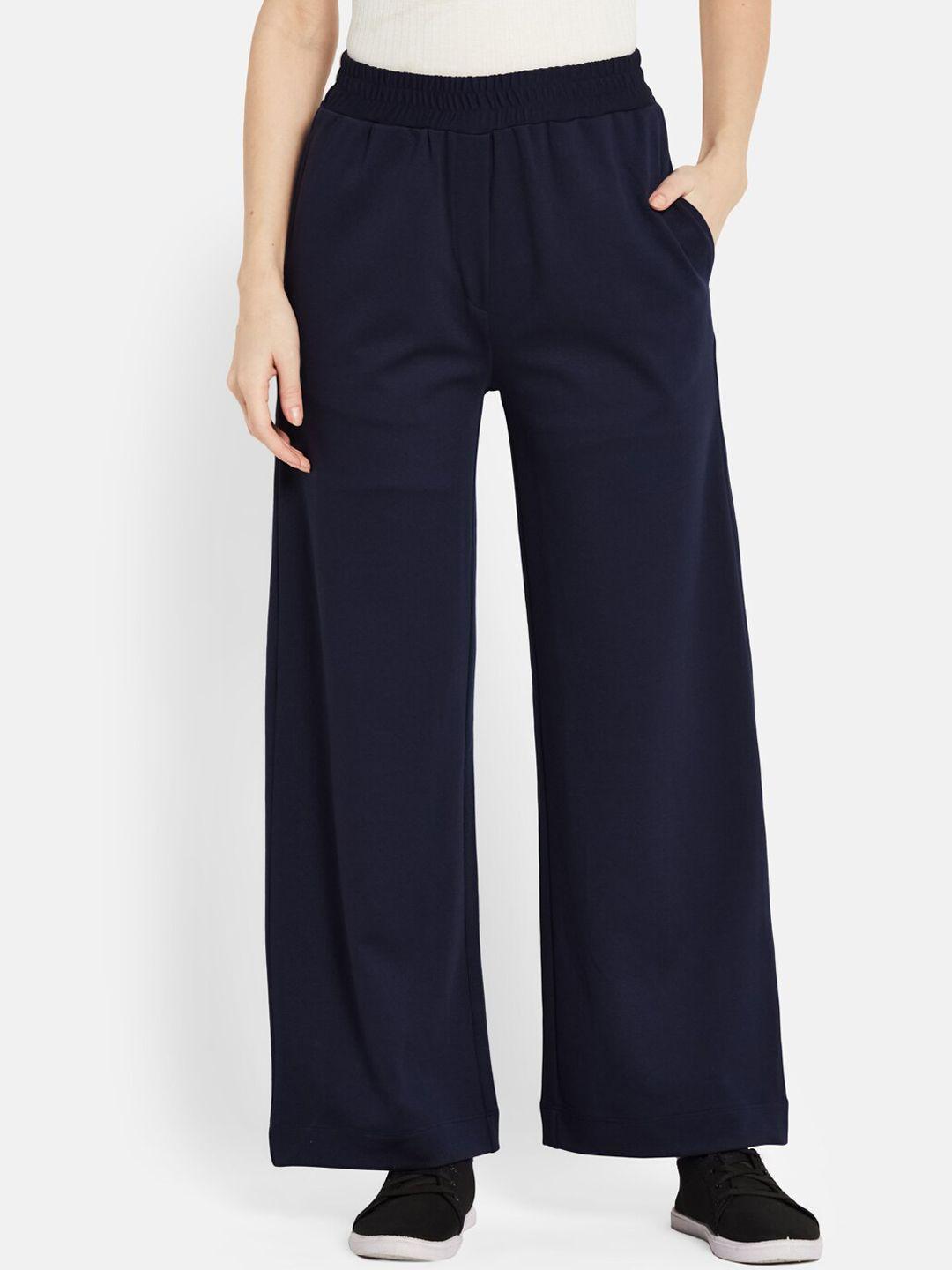 unmade-women-navy-blue-relaxed-straight-leg-loose-fit-easy-wash-trousers