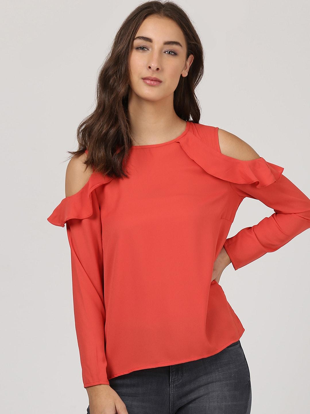 harpa-women-coral-solid-top