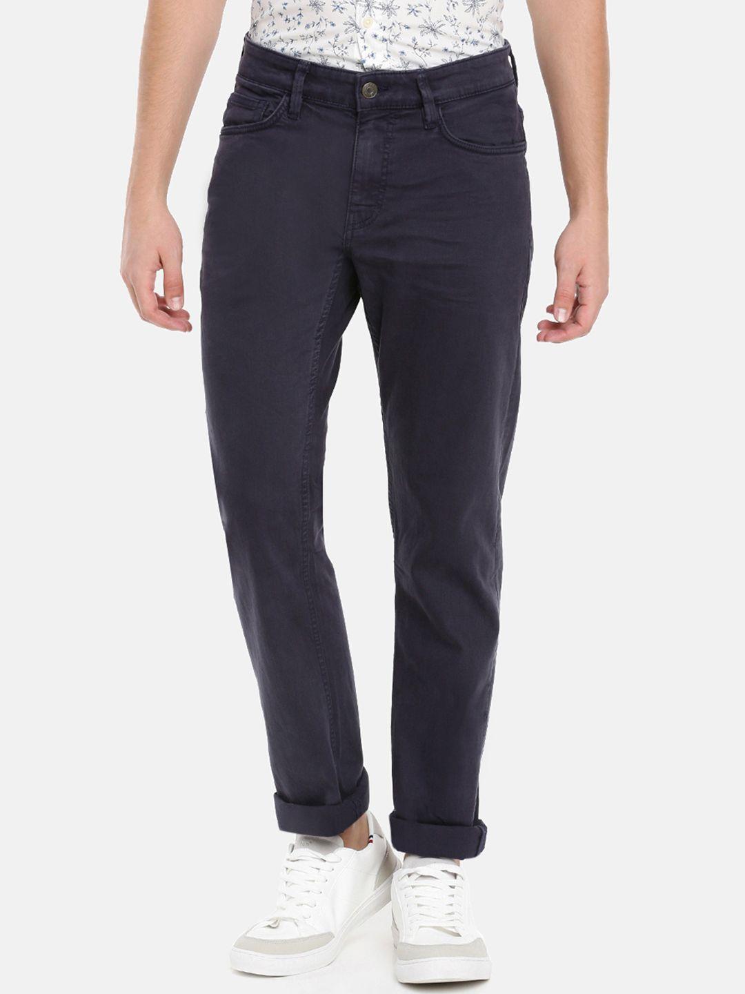 celio-men-navy-blue-straight-fit-solid-regular-trousers