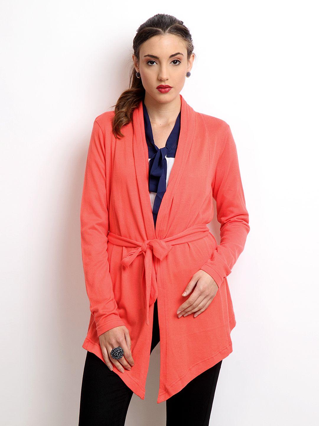 only-women-coral-pink-waterfall-shrug