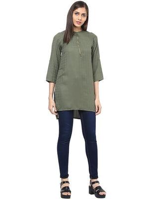 front-zip-solid-tunic