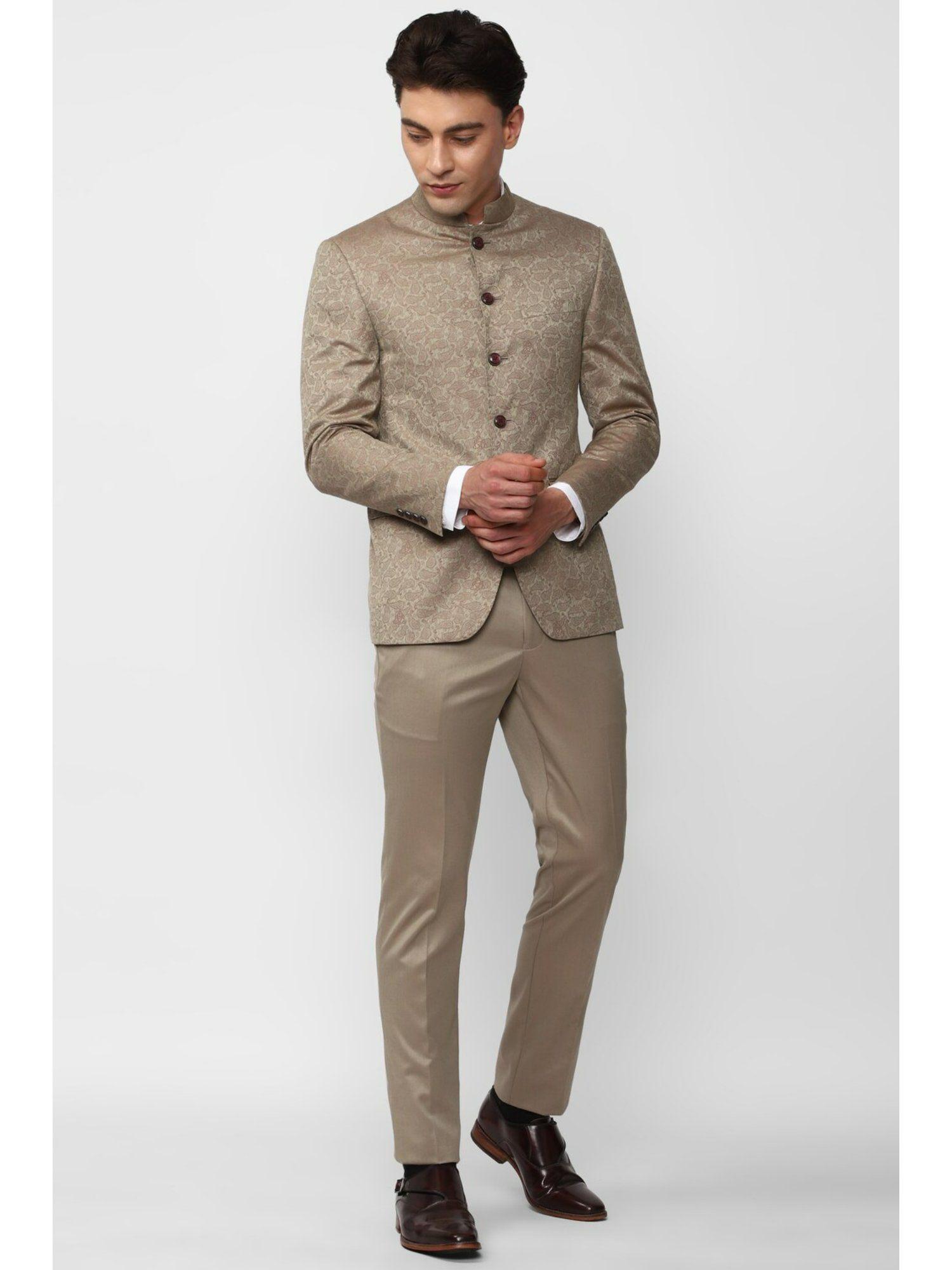 men-brown-print-slim-fit-wedding-two-piece-suit-(set-of-2)