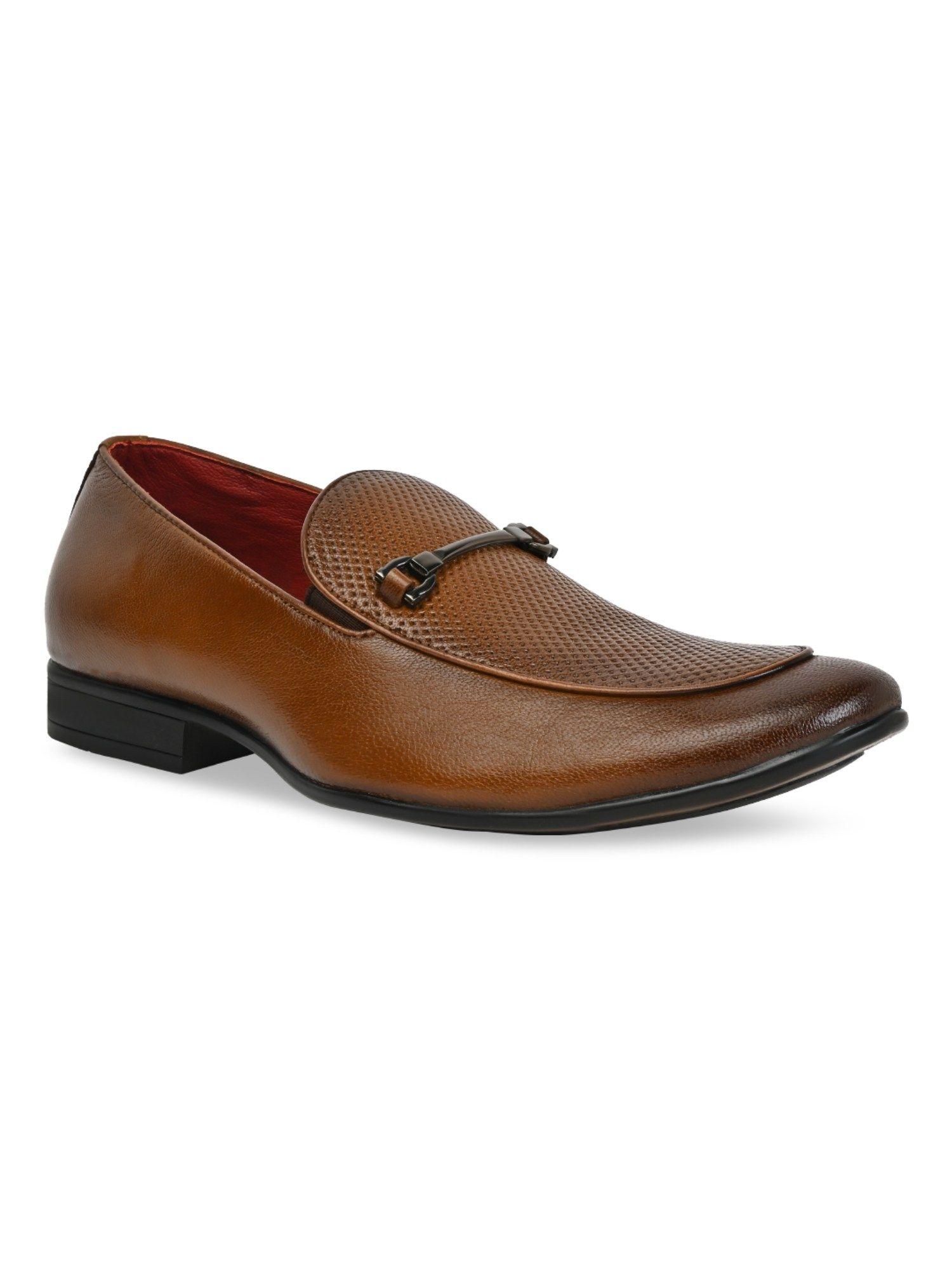 tan-men-leather-laser-cut-formal-slip-on-loafers