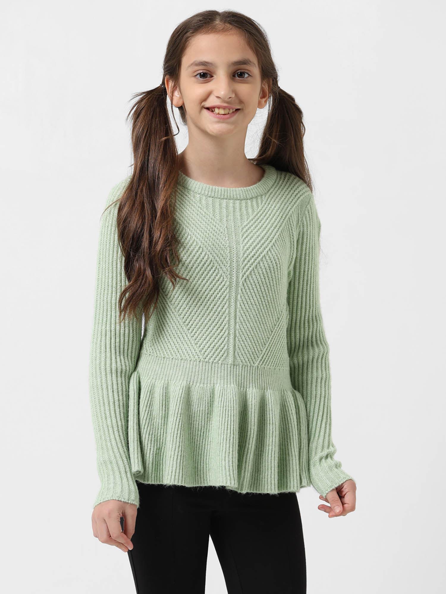 girl-self-design-green-sweater