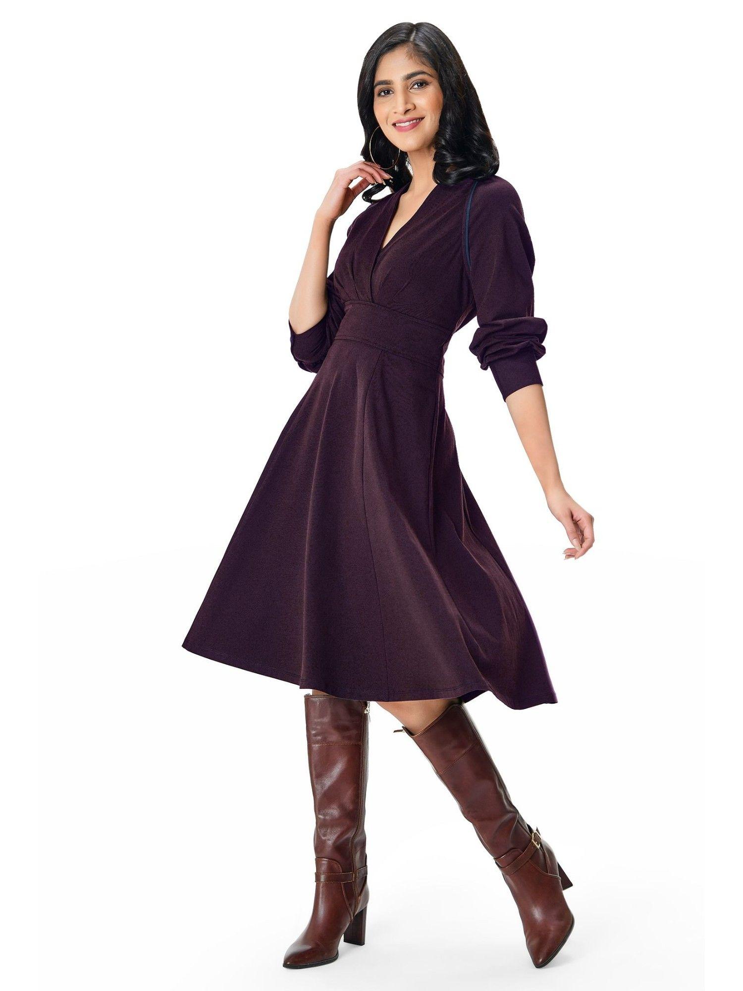 banded-empire-cotton-jersey-surplice-dress