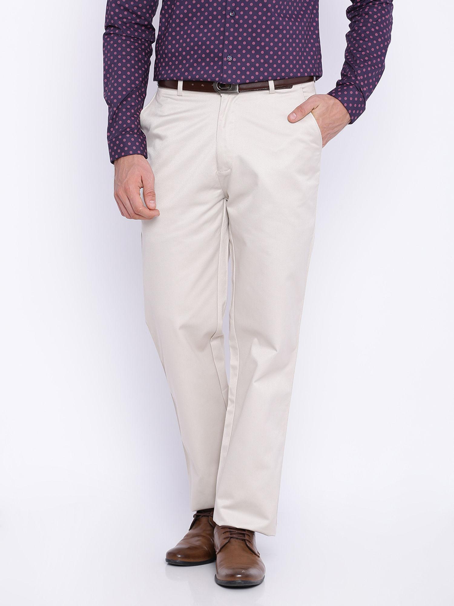 comfort-fit-ecru-satin-weave-poly-cotton-trousers