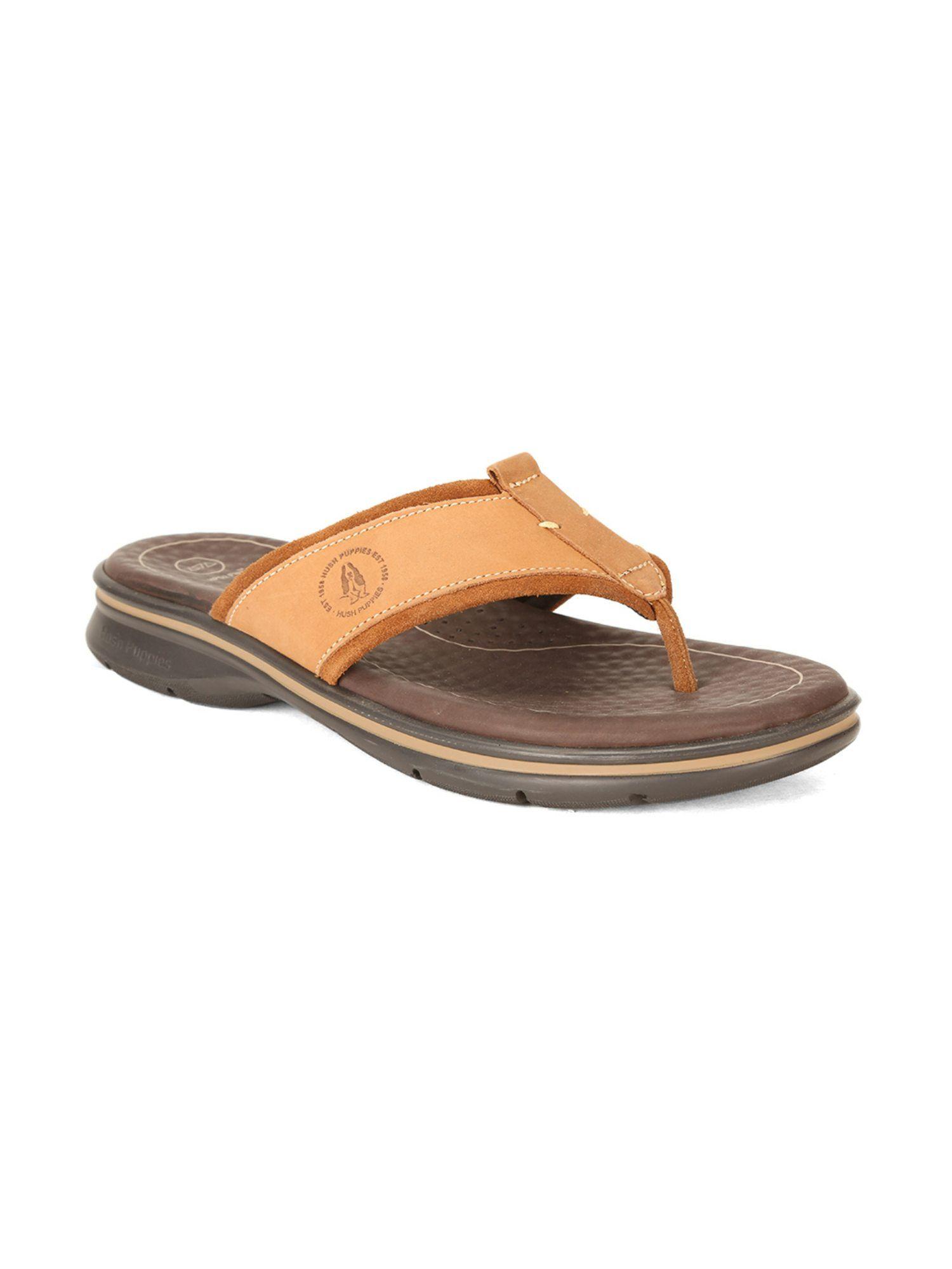 solid-brown-sandals