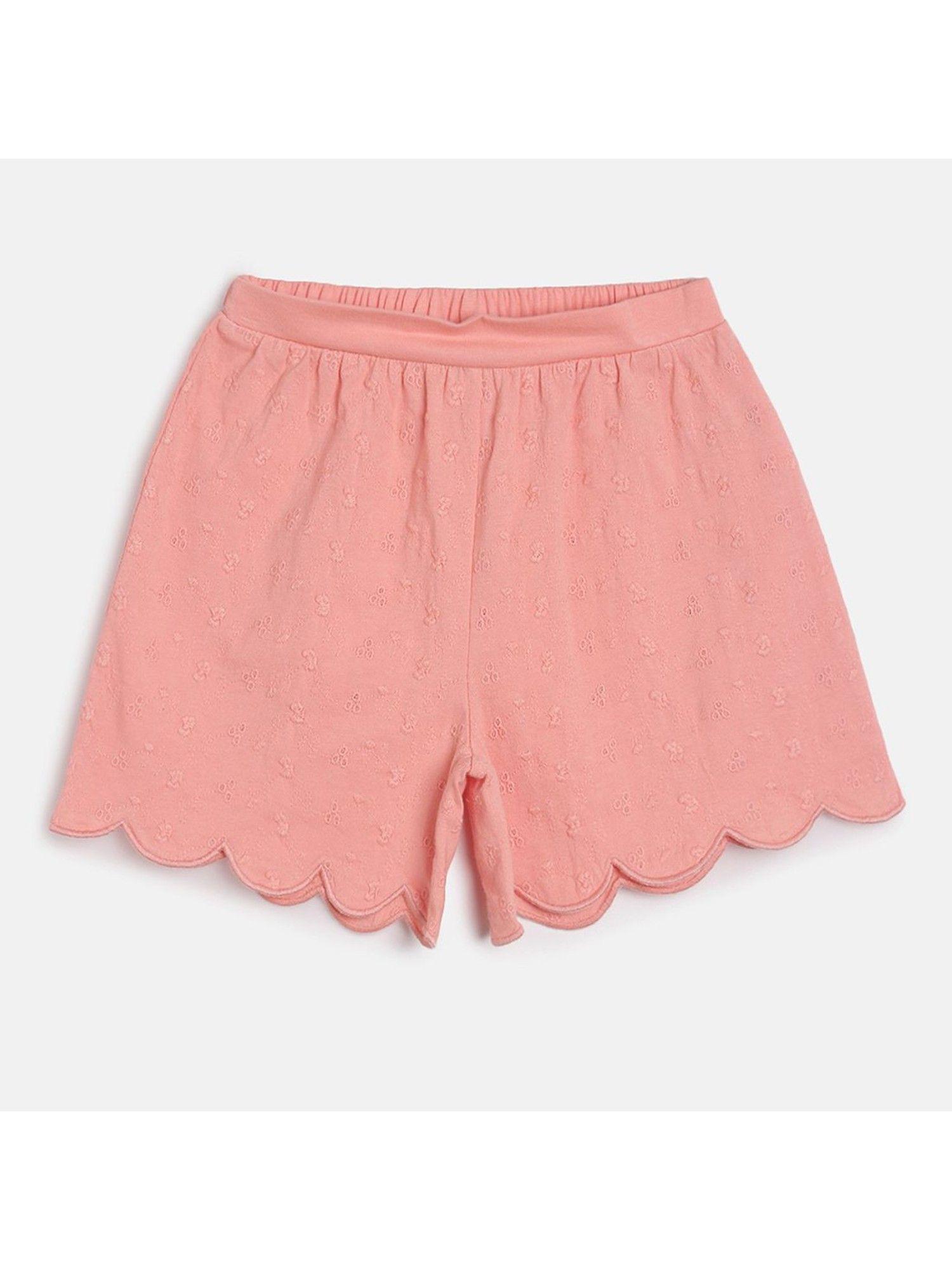 kids-girls-peach-shorts