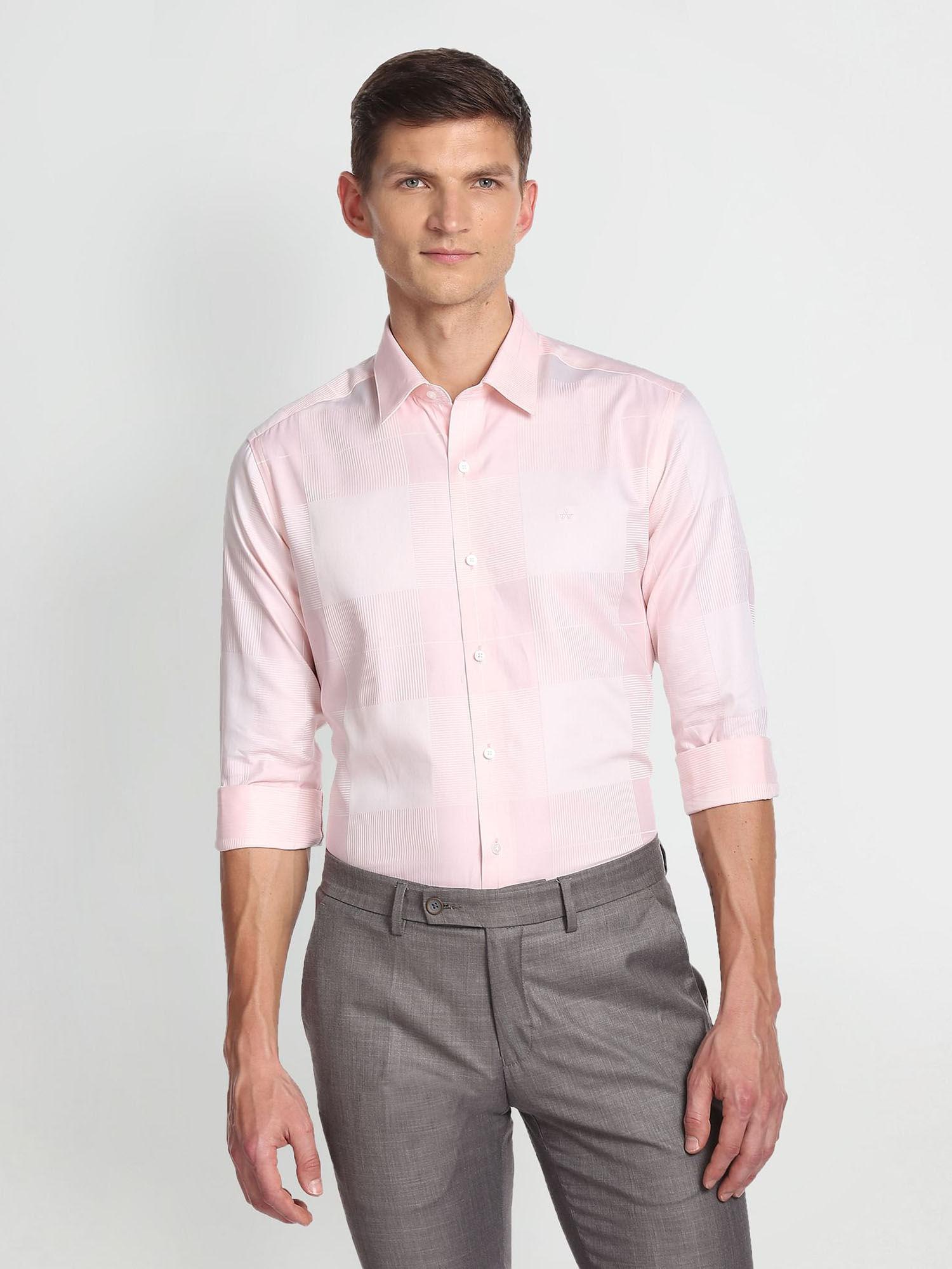 arrow-new-york-windowpane-check-cotton-formal-shirt