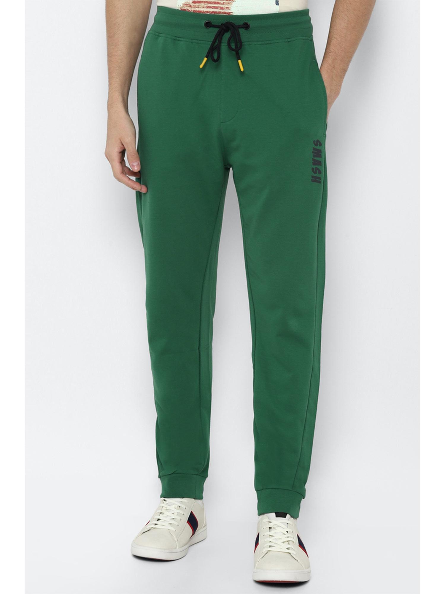solid-green-casual-trouser