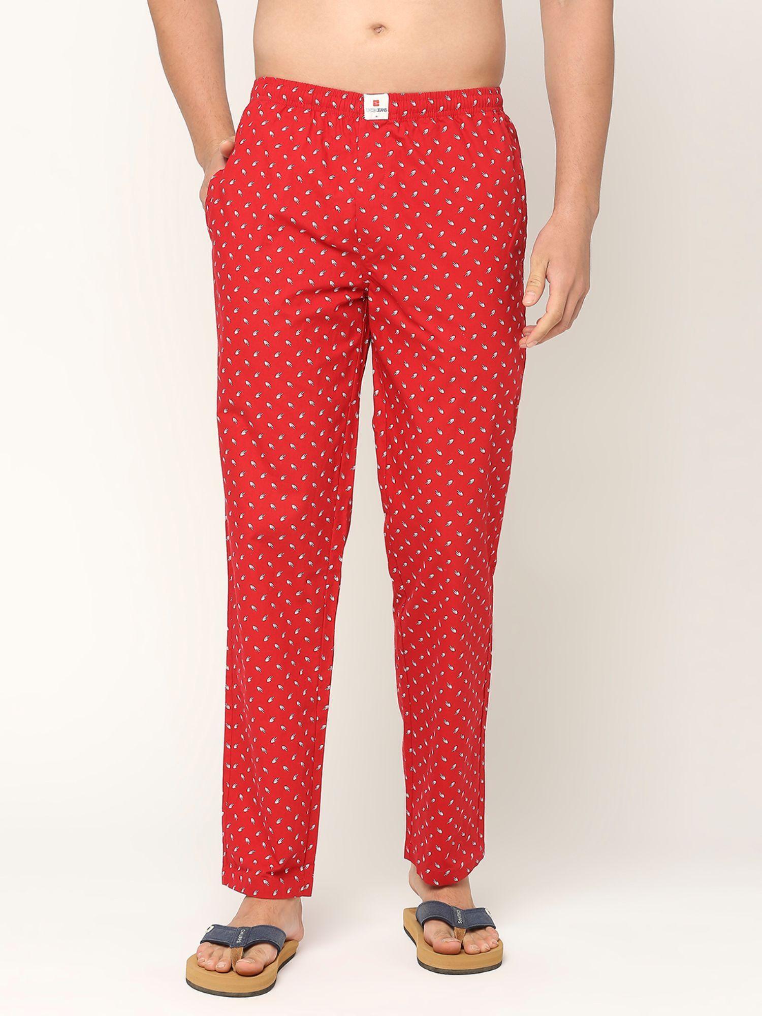 premium-cotton-printed-men-red-pyjama