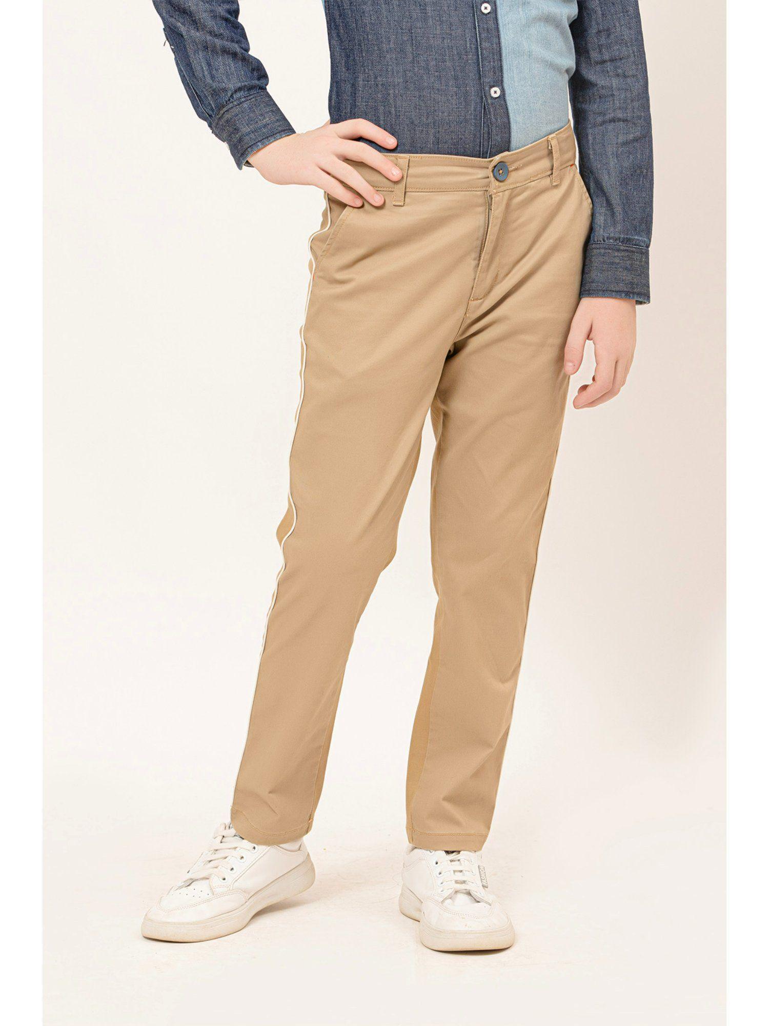 varsity-chic-beige-comfort-fit-trouser