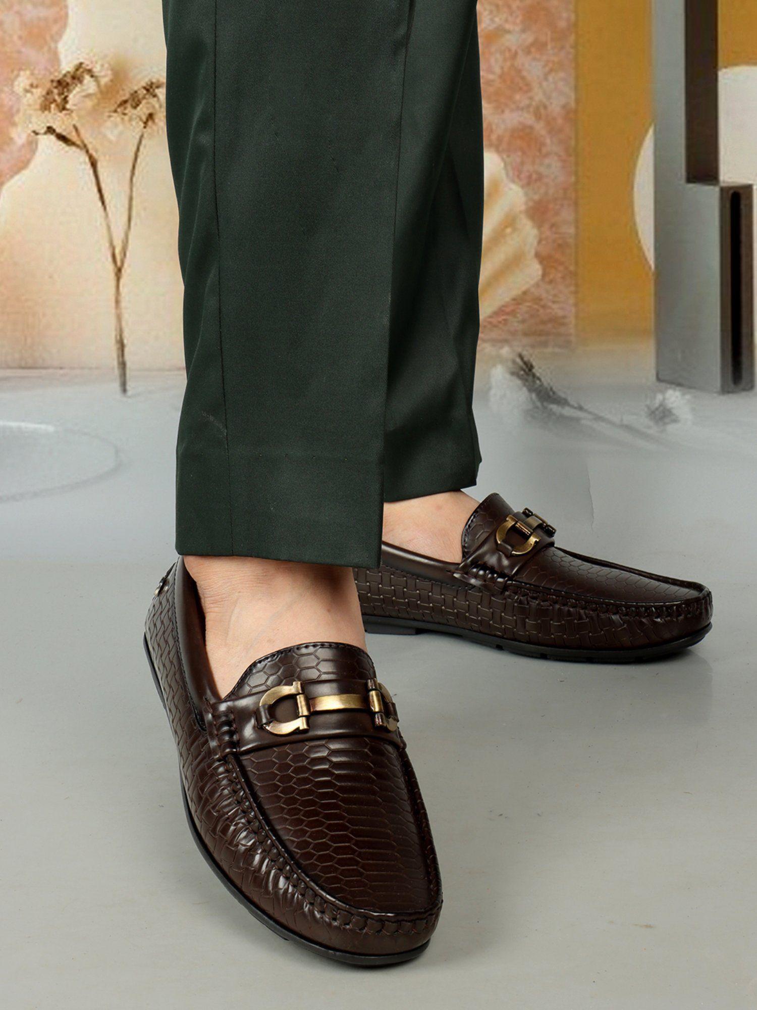 brown-slip-on-round-toe-men-loafers