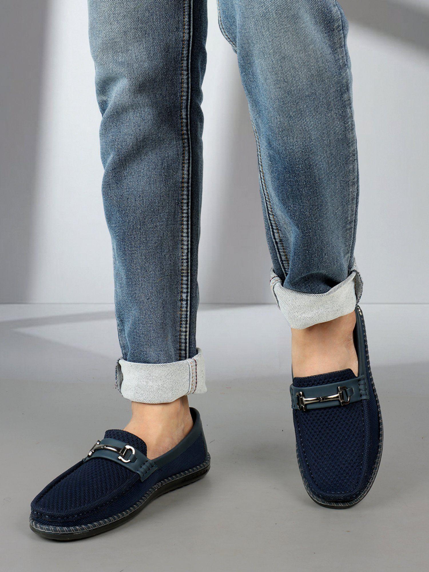 navy-blue-slip-on-round-toe-men-loafers