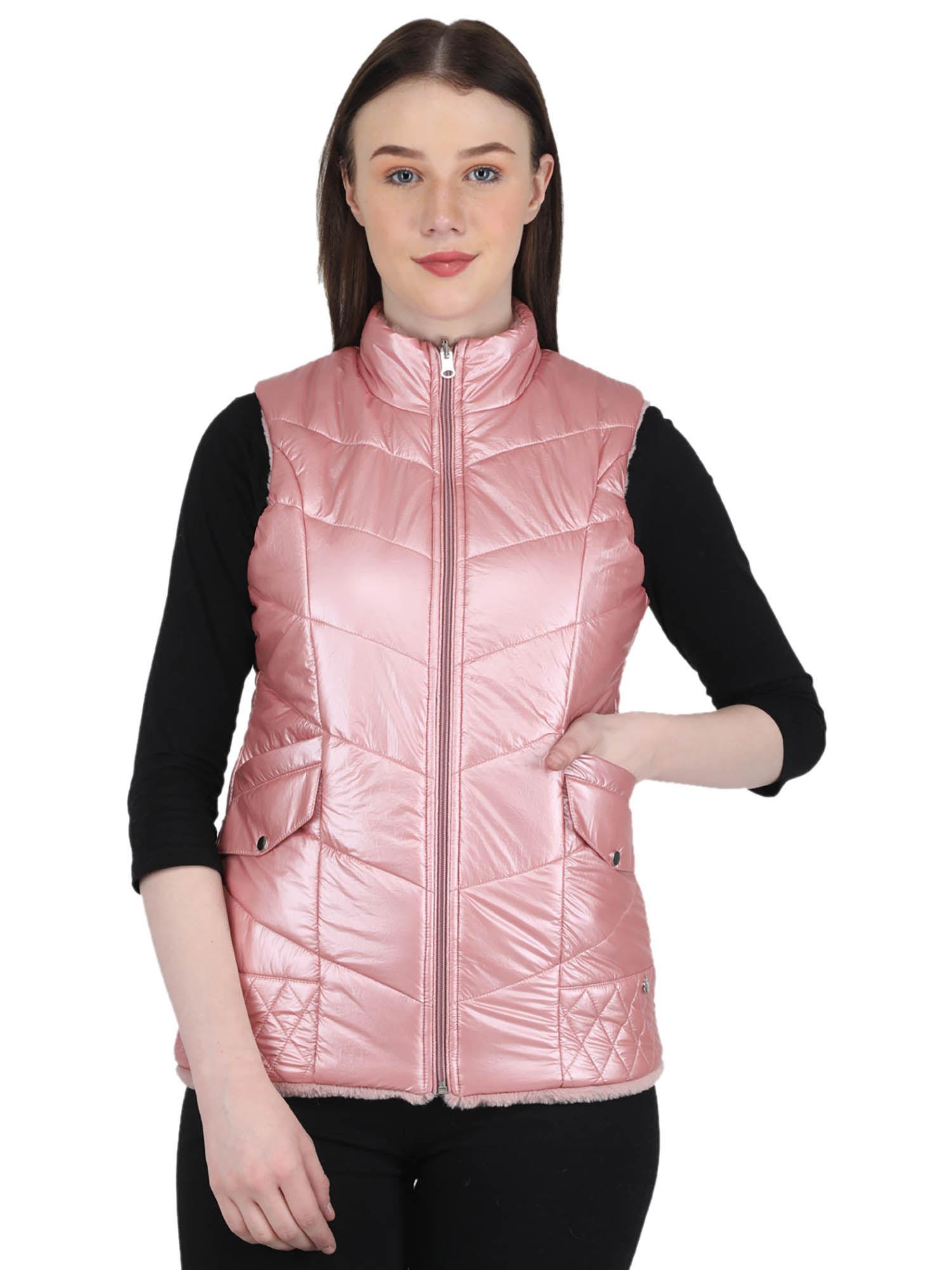 pink-solid-jackets-and-coats