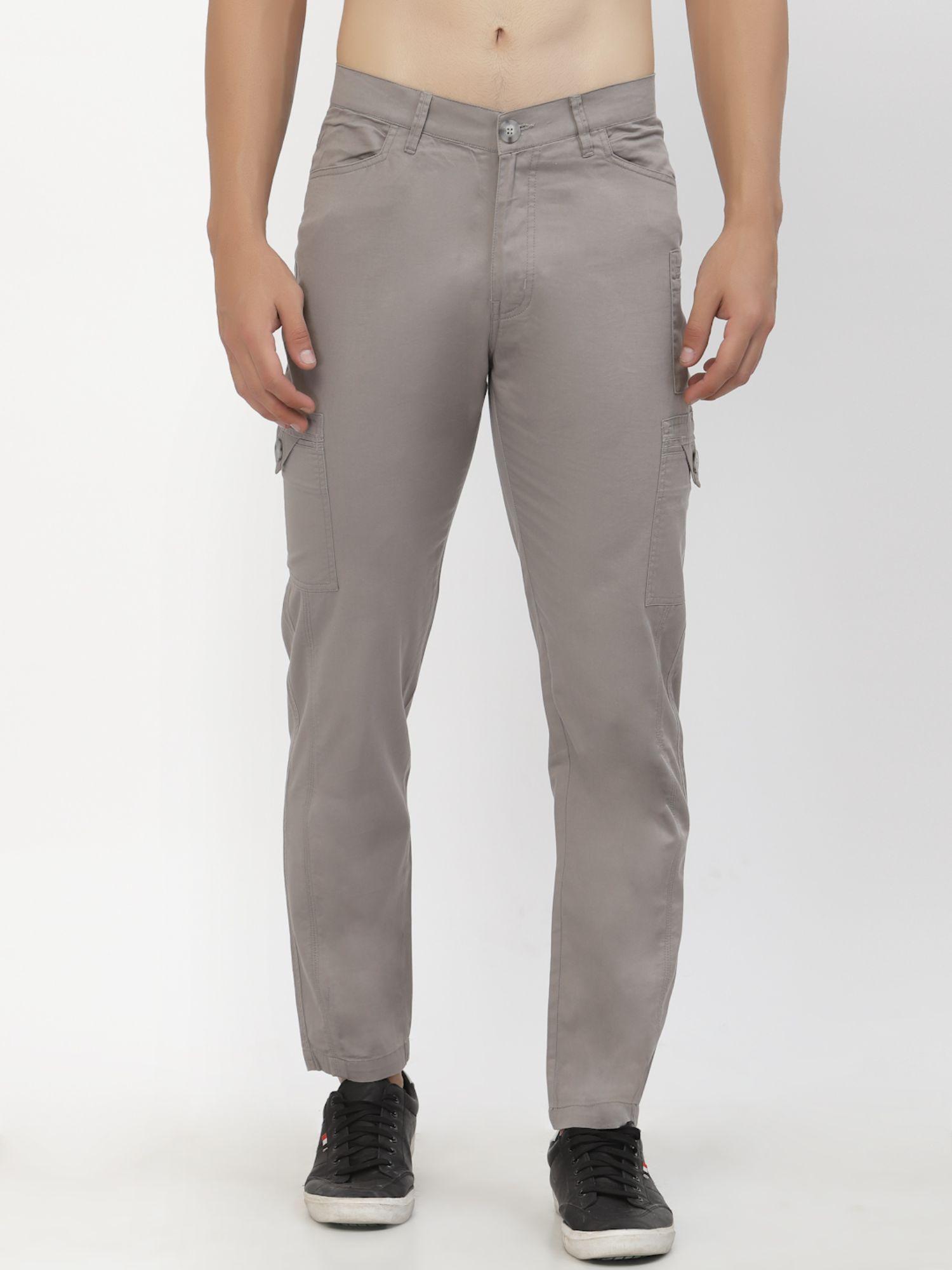 slim-fit-men-cargo-pants---grey