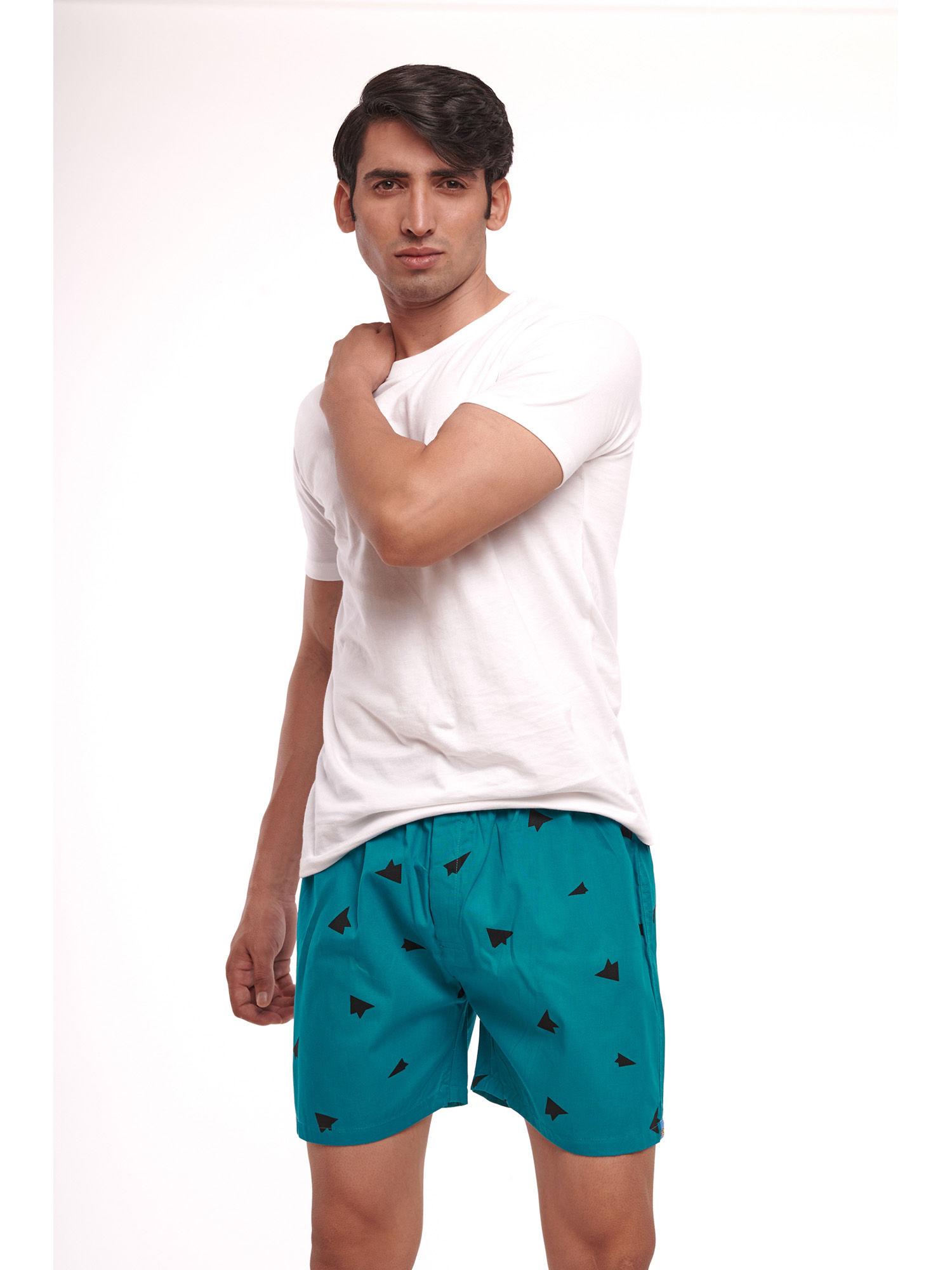men's-cotton-printed-boxer-shorts-green-green