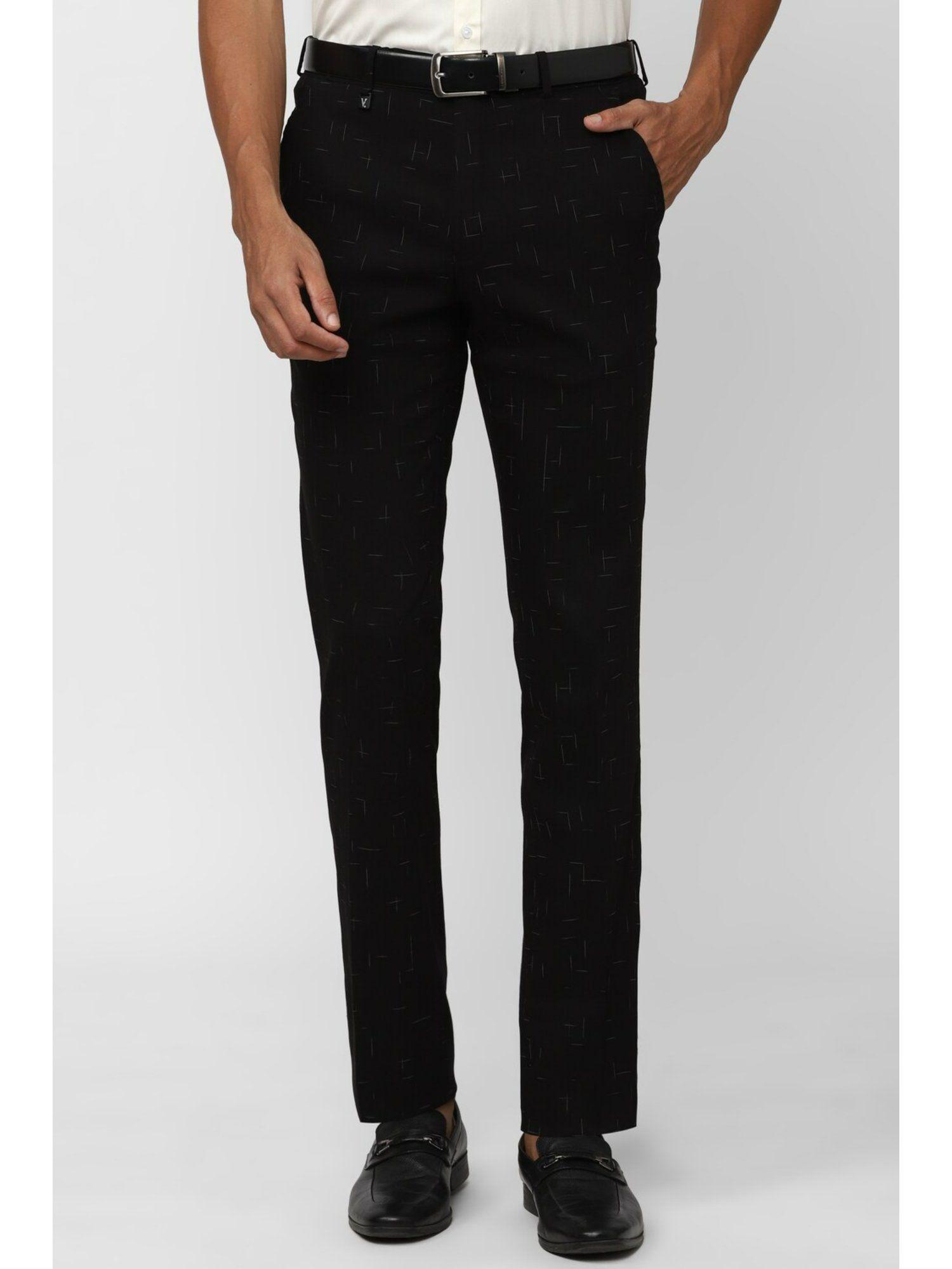 men-black-print-skinny-fit-trousers