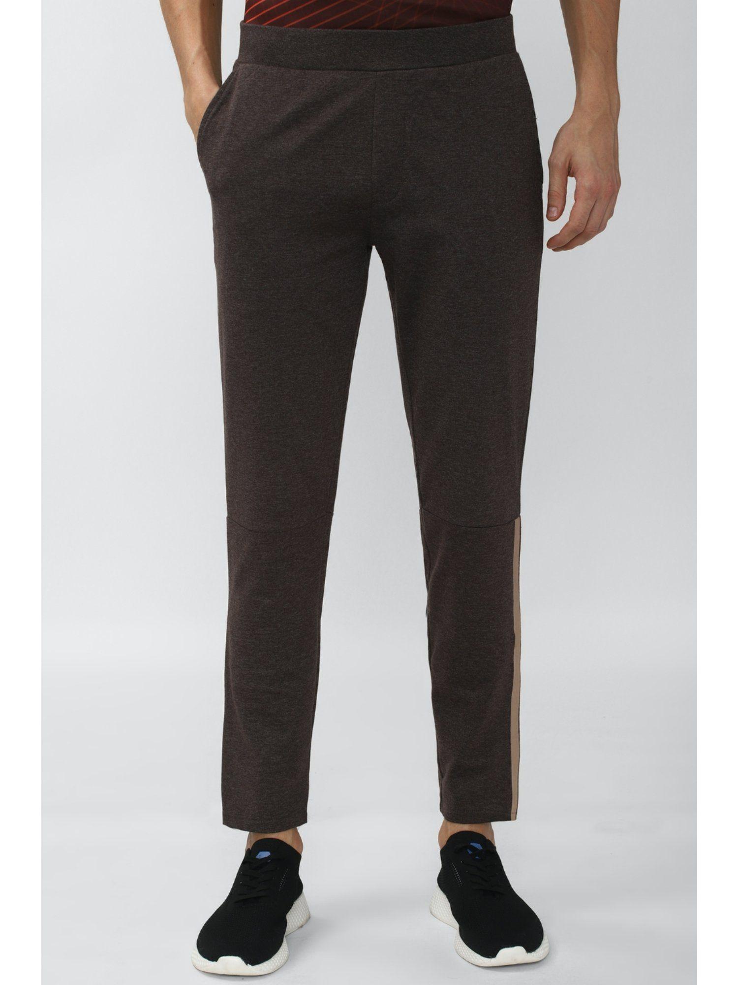 men-brown-track-pants