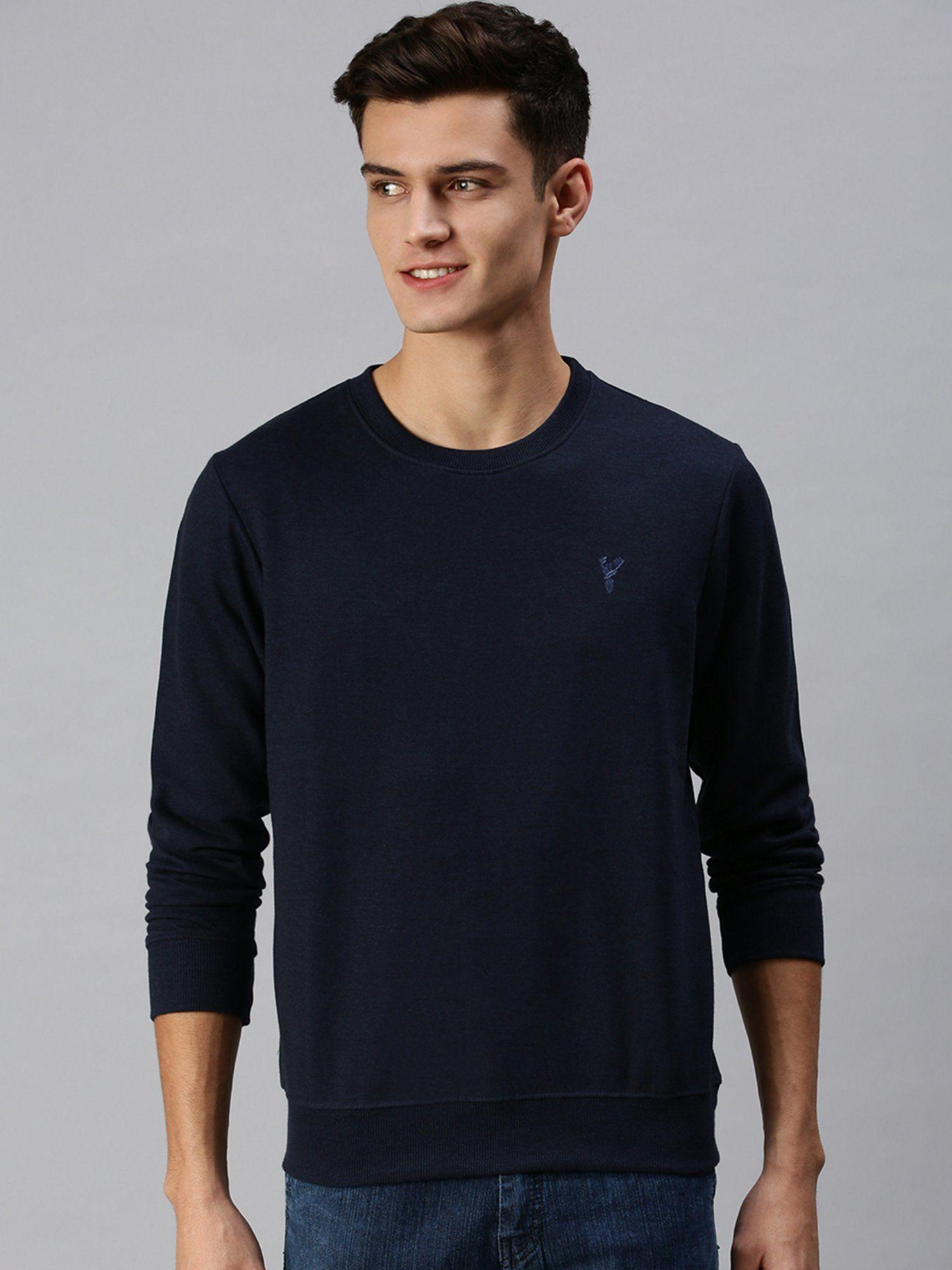men-casual-cotton-pullover-navy-blue-sweatshirt