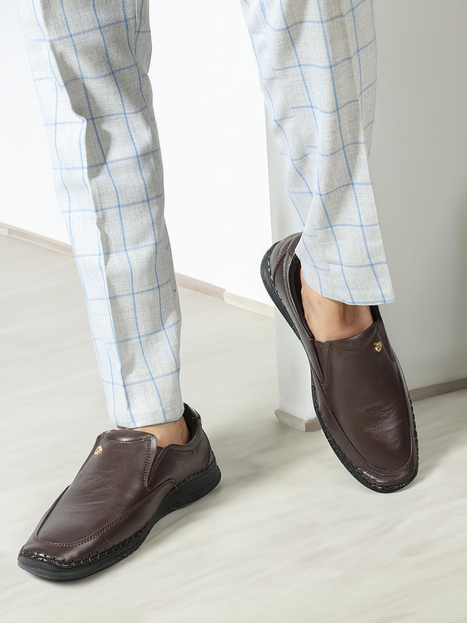 men's-stylish-brown-color-comfortable-loafers