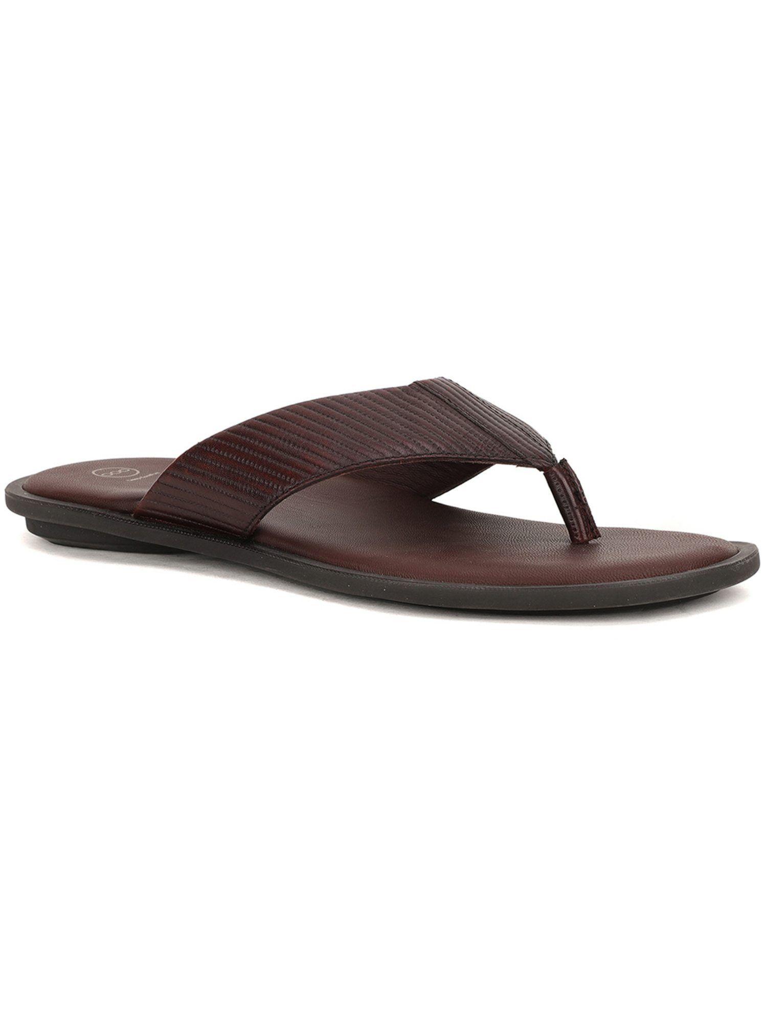 textured-maroon-sandals