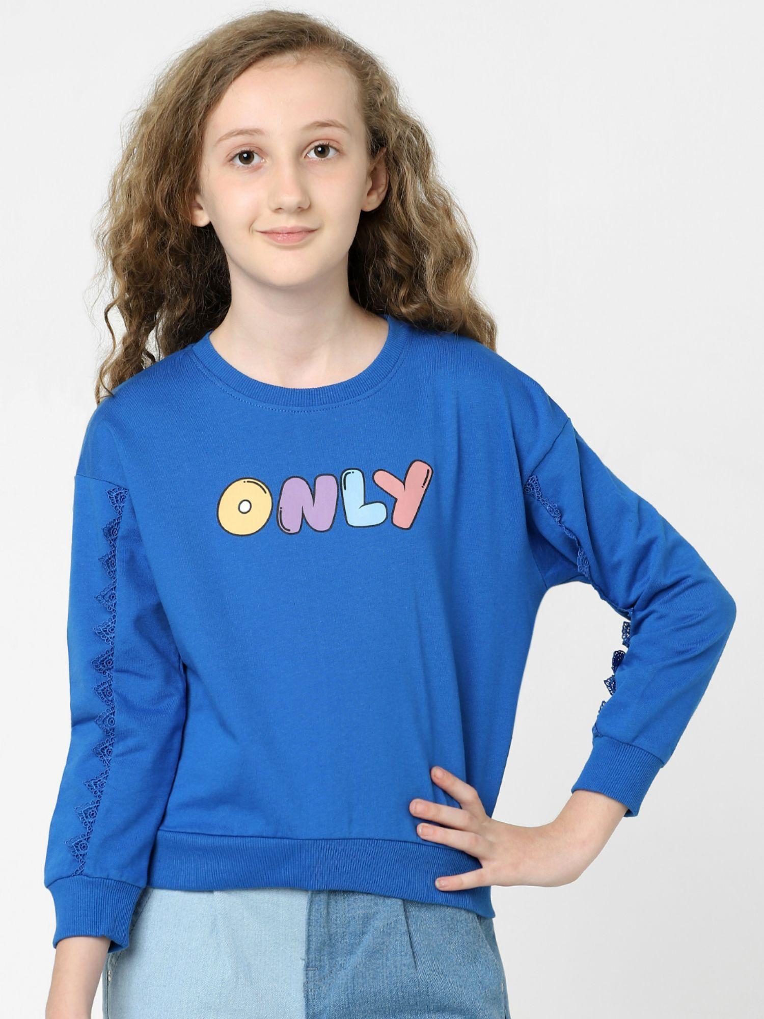 girls-printed-casualwear-blue-sweatshirt
