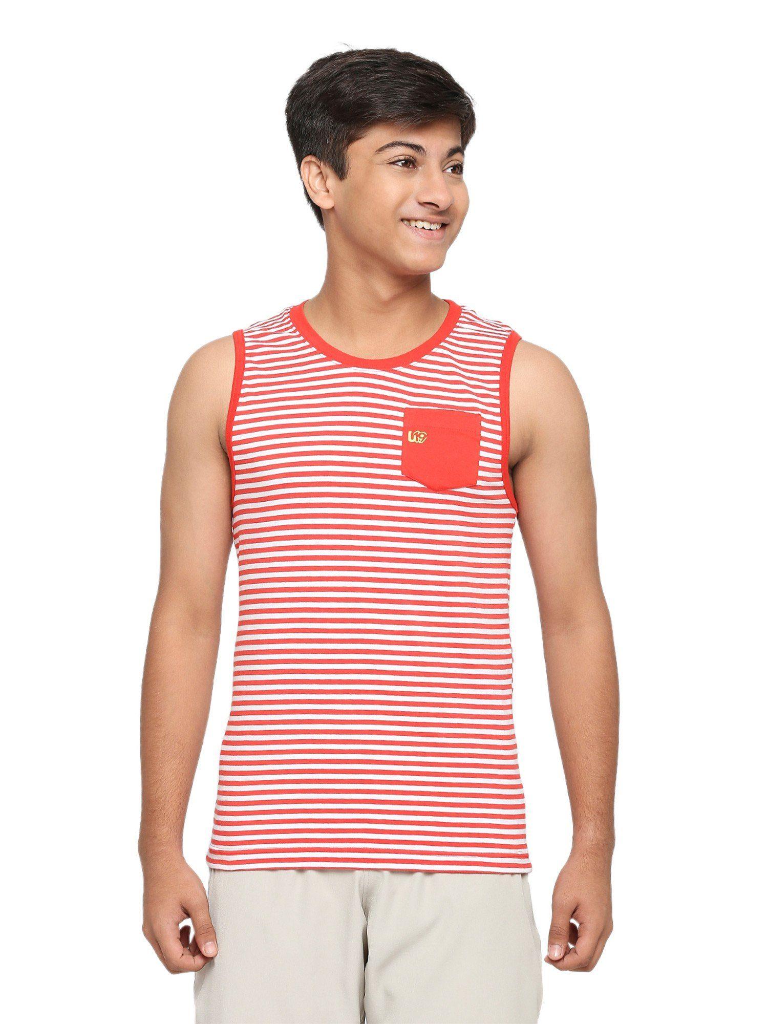 teens-red-striped-vest