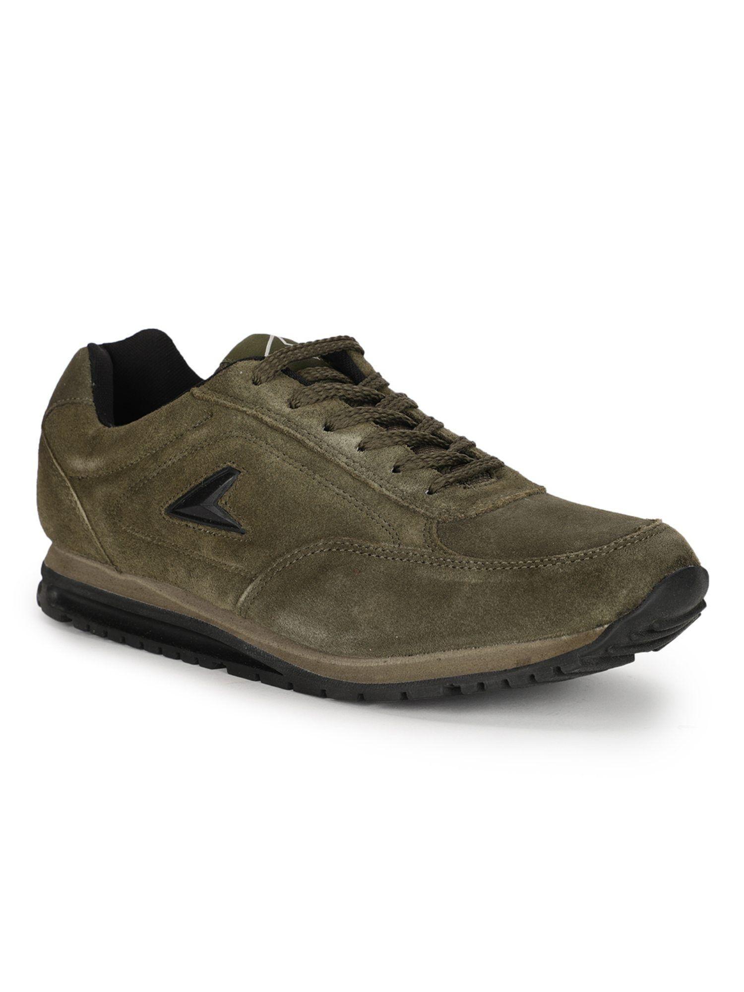 solid-olive-running-shoes